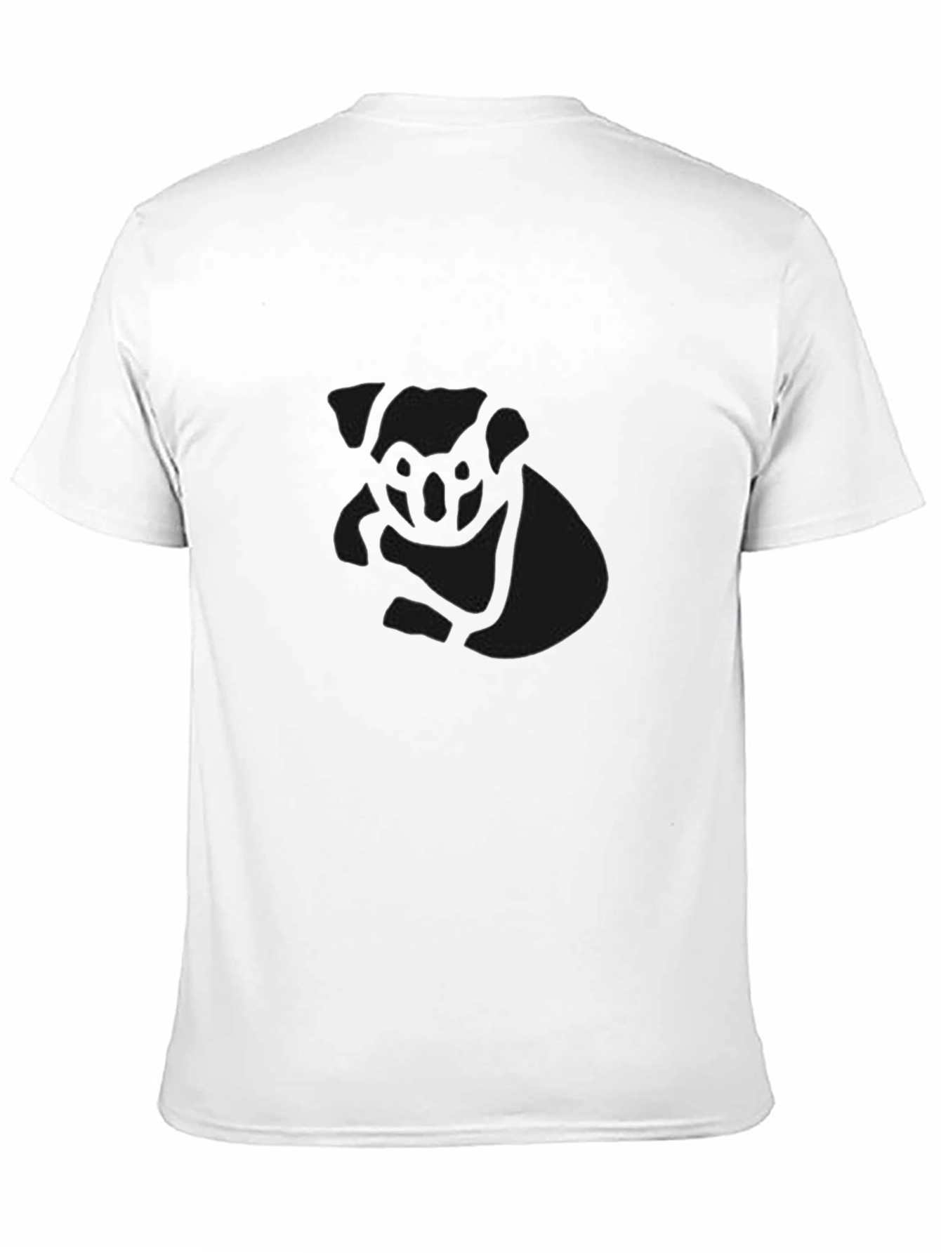 Koala Outline Black T-Shirt