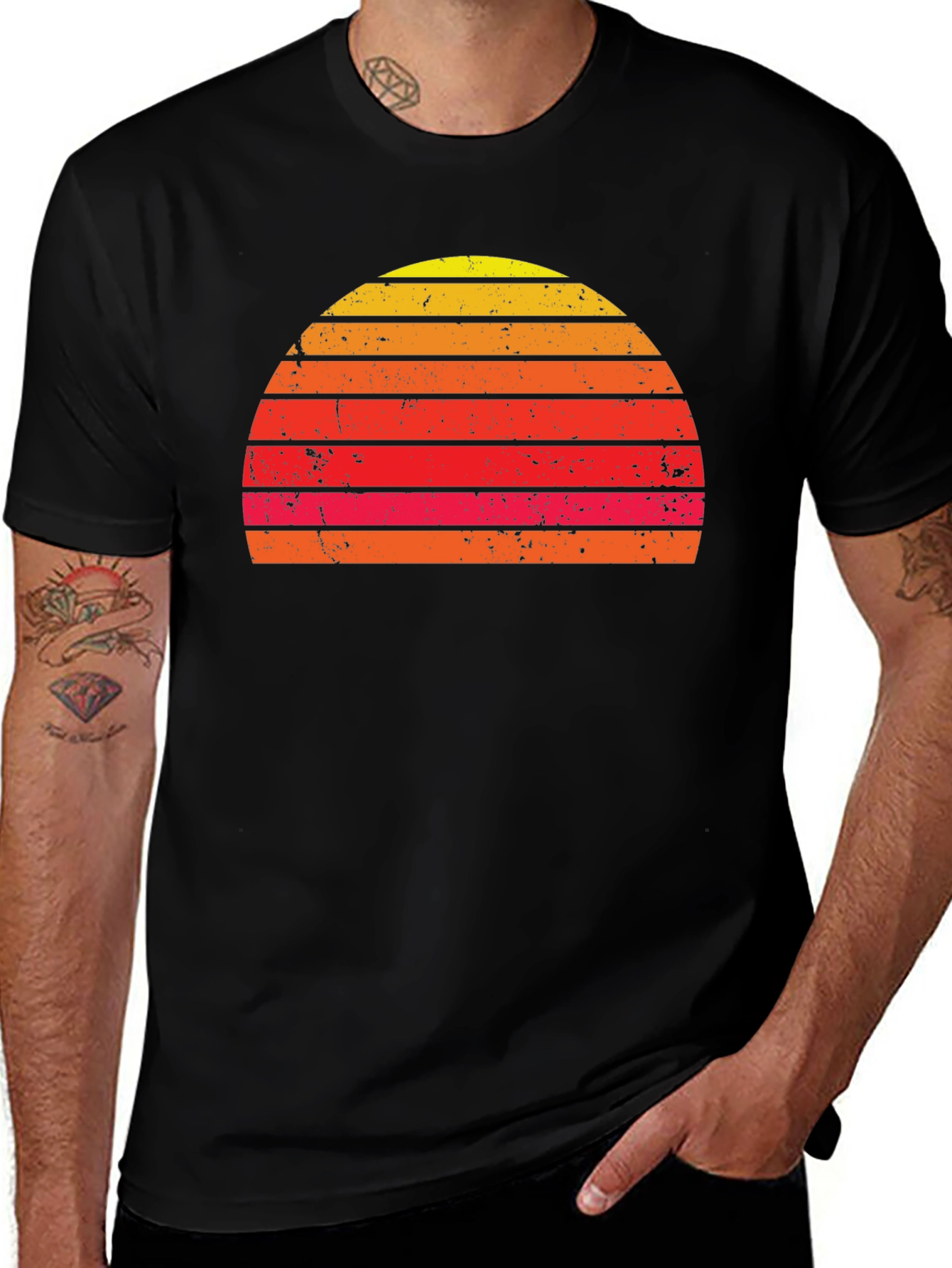 Retro Sunset Graphic Tee