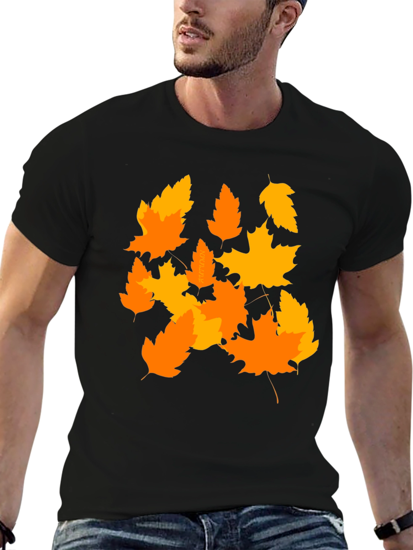 Autumn Leaves Graphic Tee - Stylish Fall Fashion