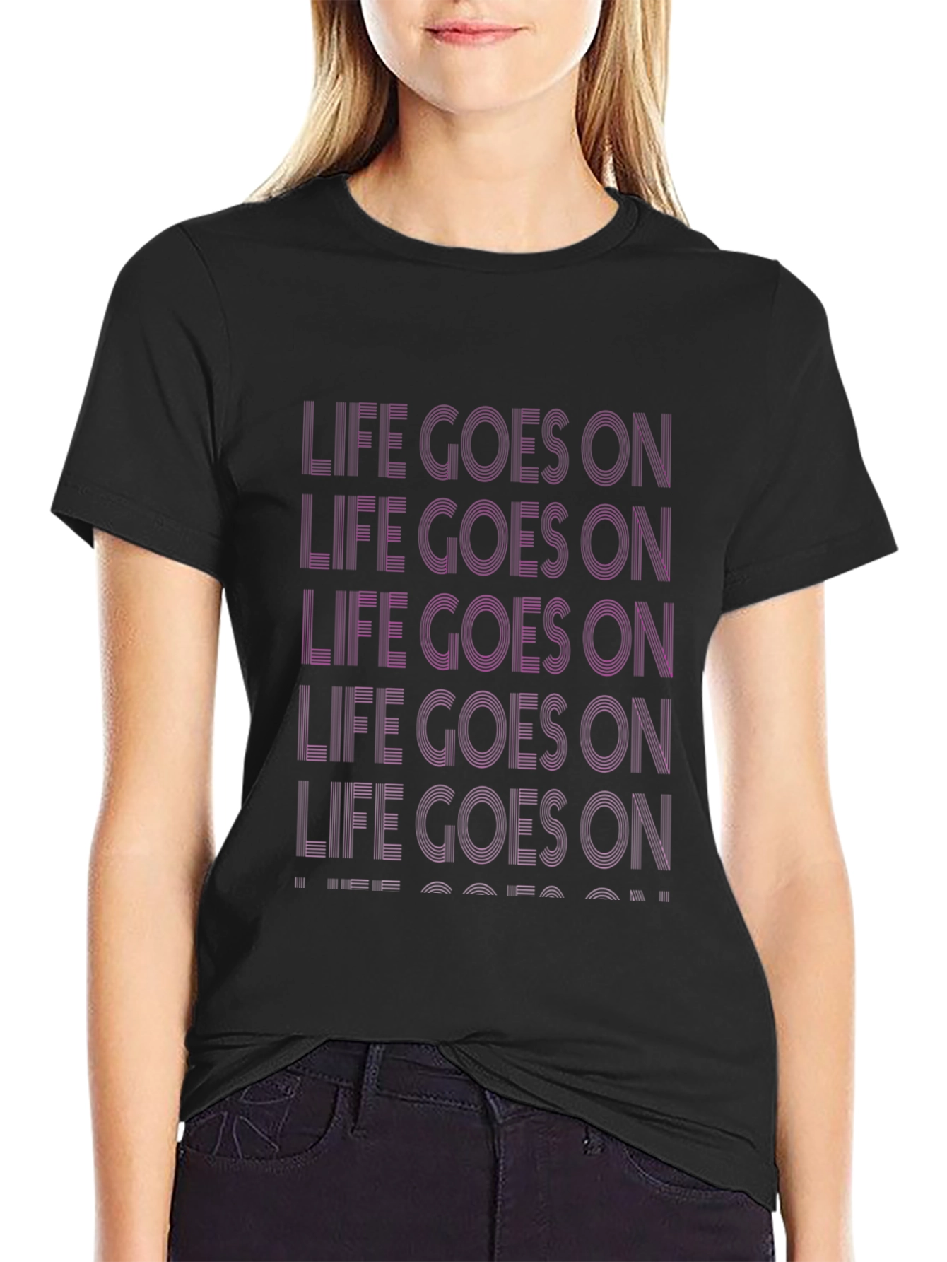 Life Goes On Graphic T-Shirt - Stylish Comfort