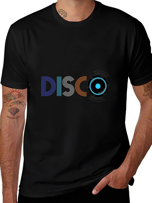 Retro Disco Graphic Tee - Vintage Style