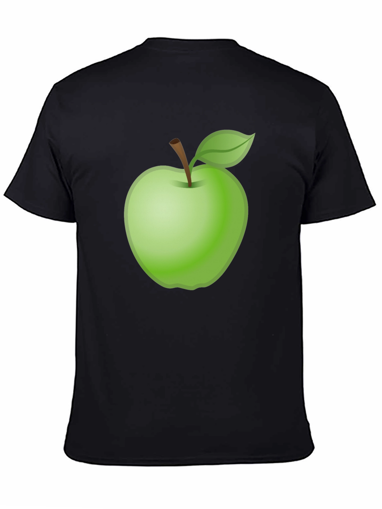 Green Apple Graphic Tee - Fresh Fruit Style