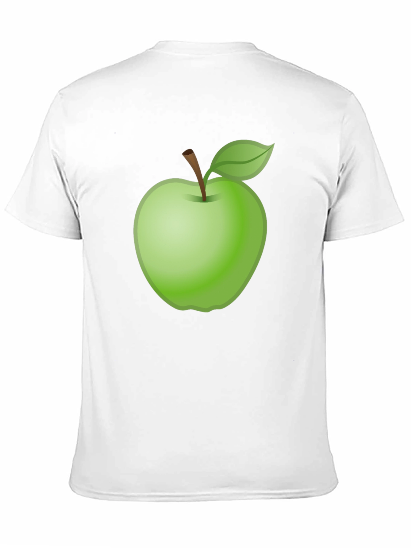 Green Apple Graphic Tee - Fresh Fruit Style