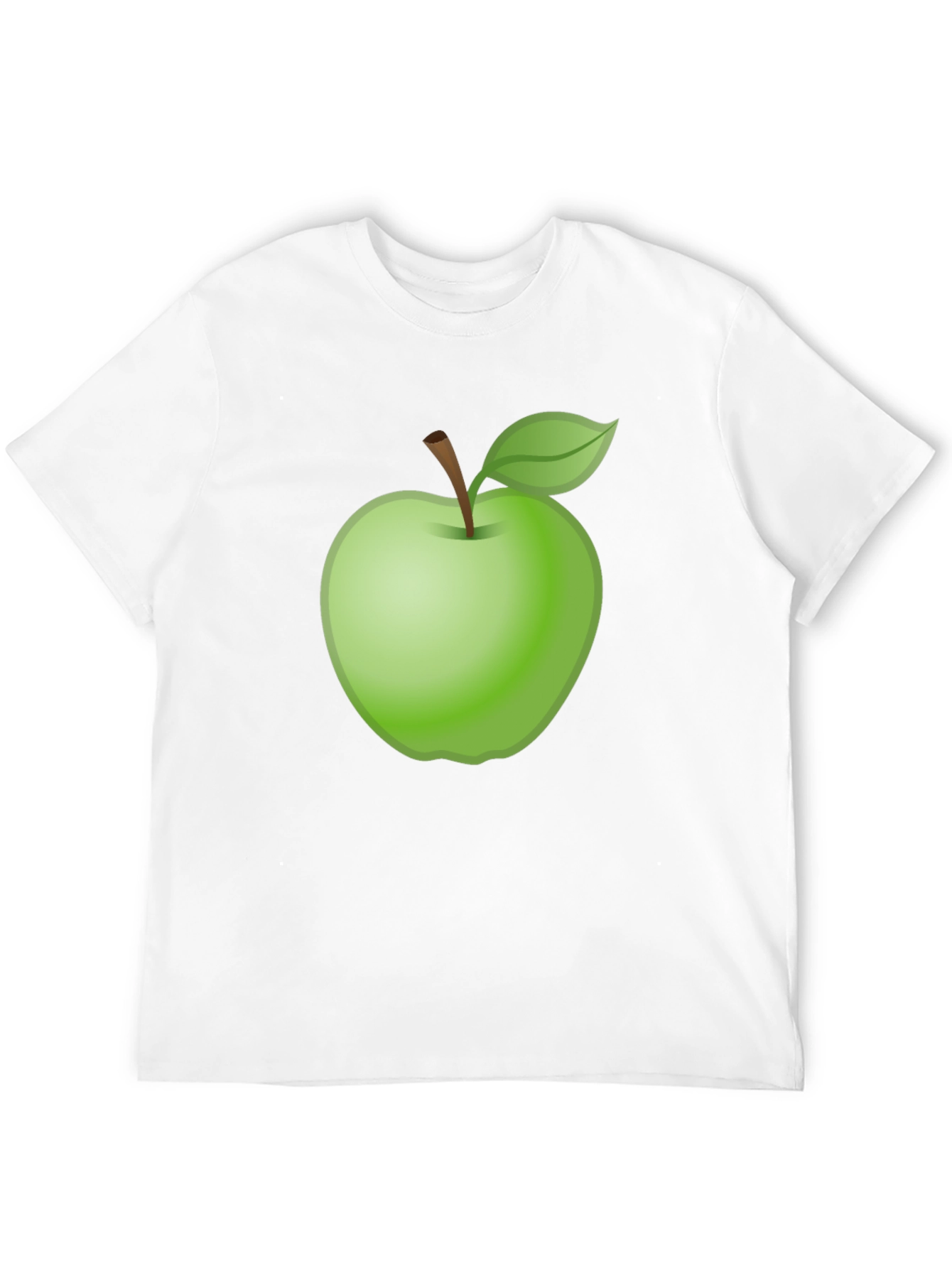 Green Apple Graphic Tee - Fresh Fruit Style
