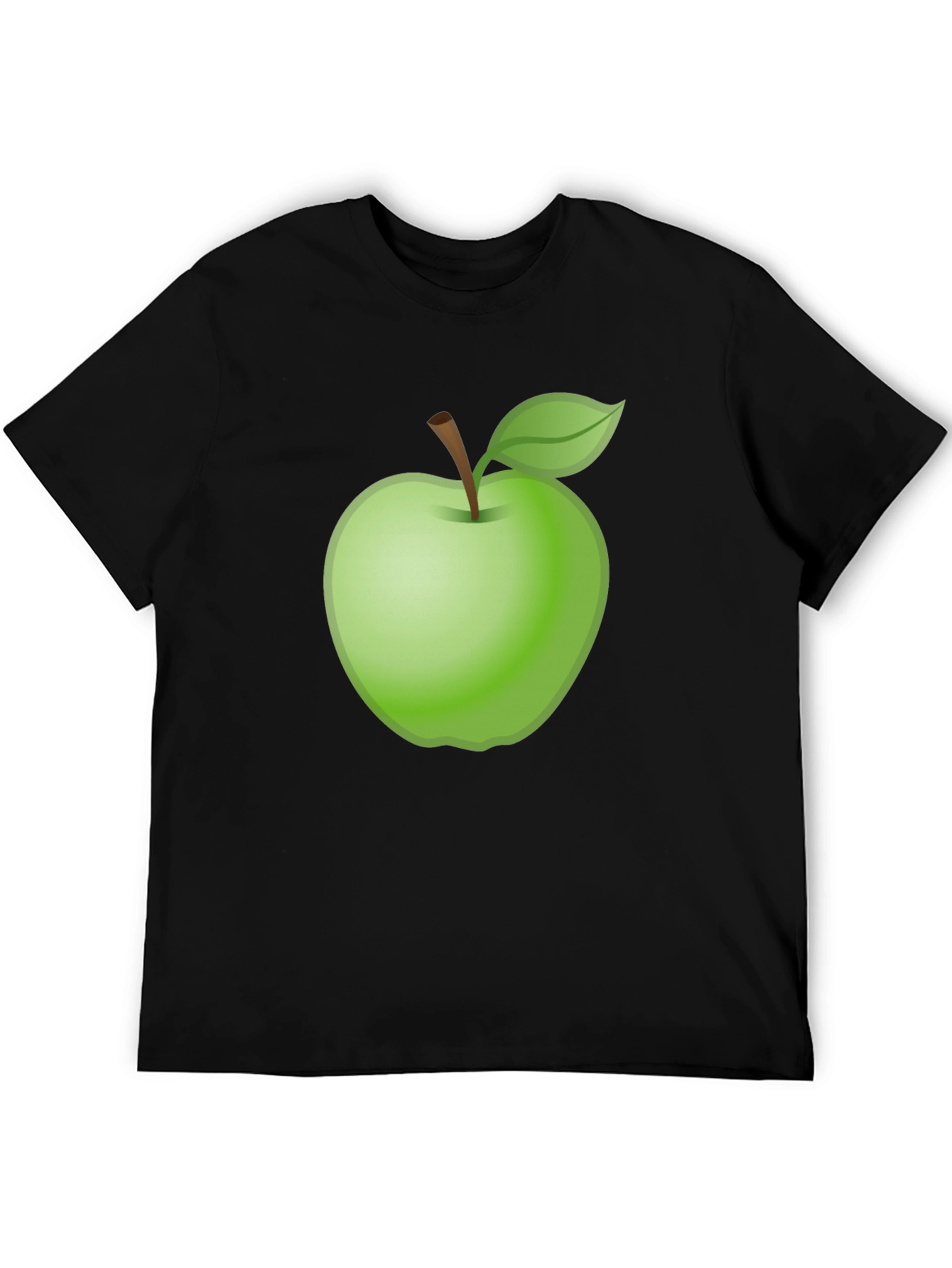 Green Apple Graphic Tee - Fresh Fruit Style