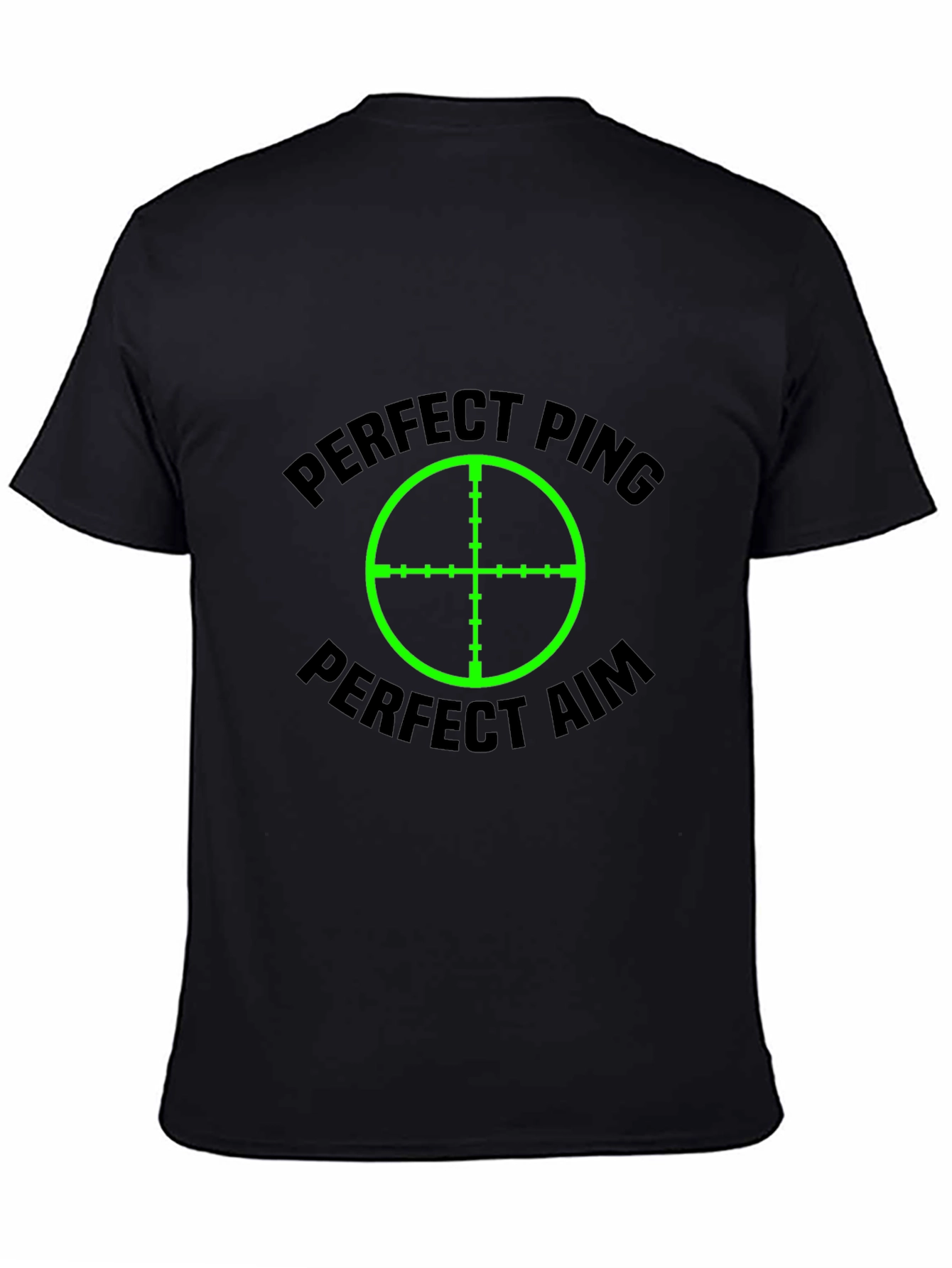 Perfect Ping Aim Black T-Shirt