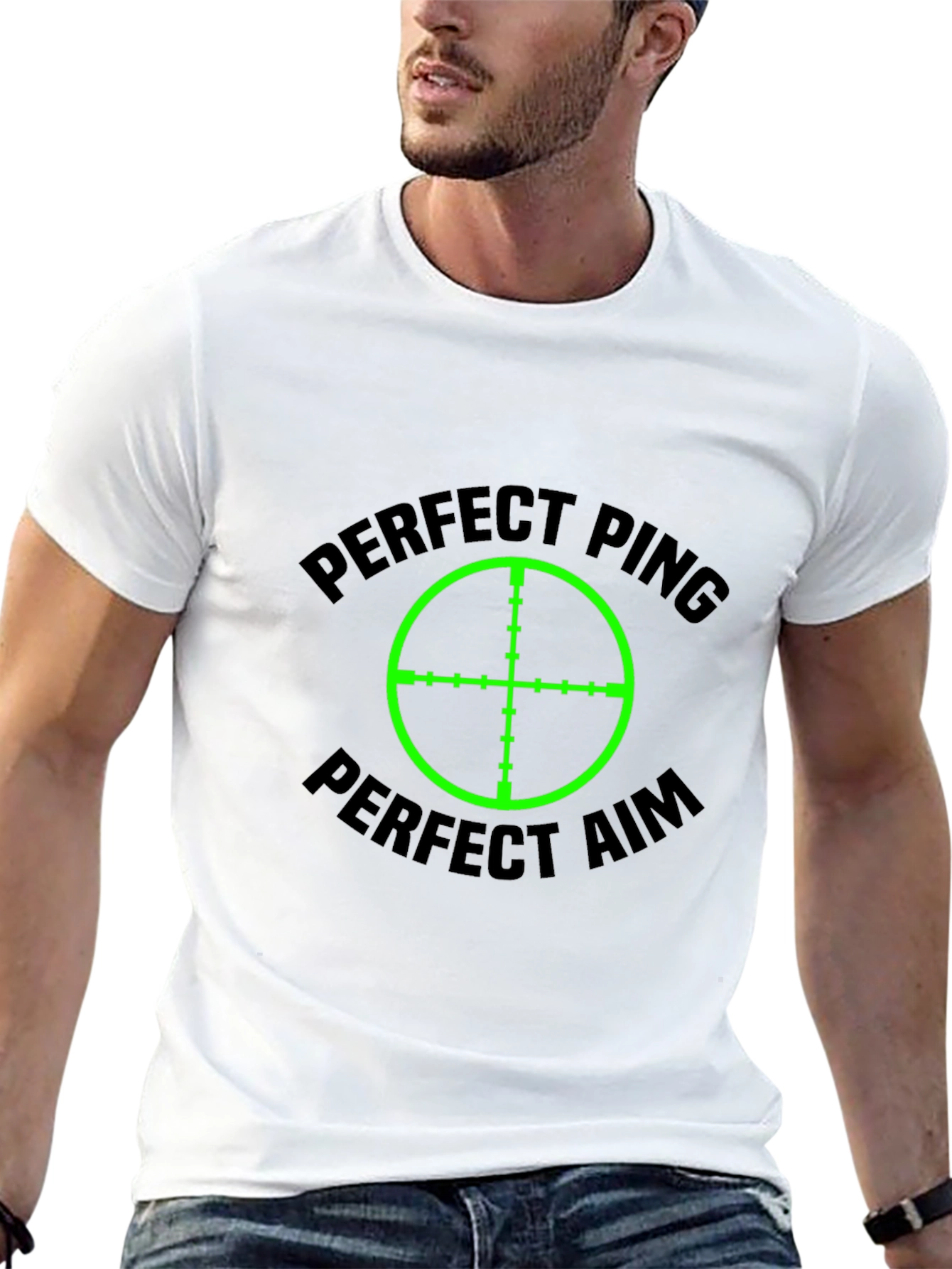 Perfect Ping Aim Black T-Shirt