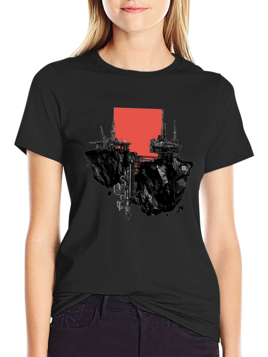 Abstract Floating Island Graphic Tee