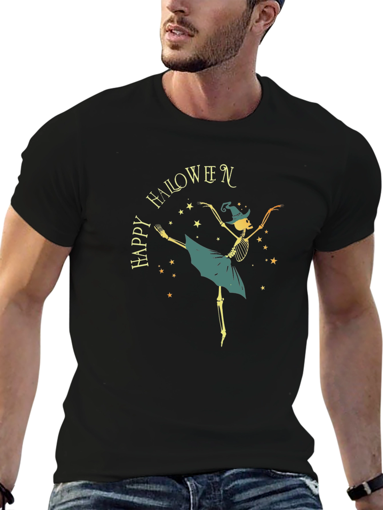 Happy Halloween Skeleton Ballerina T-Shirt