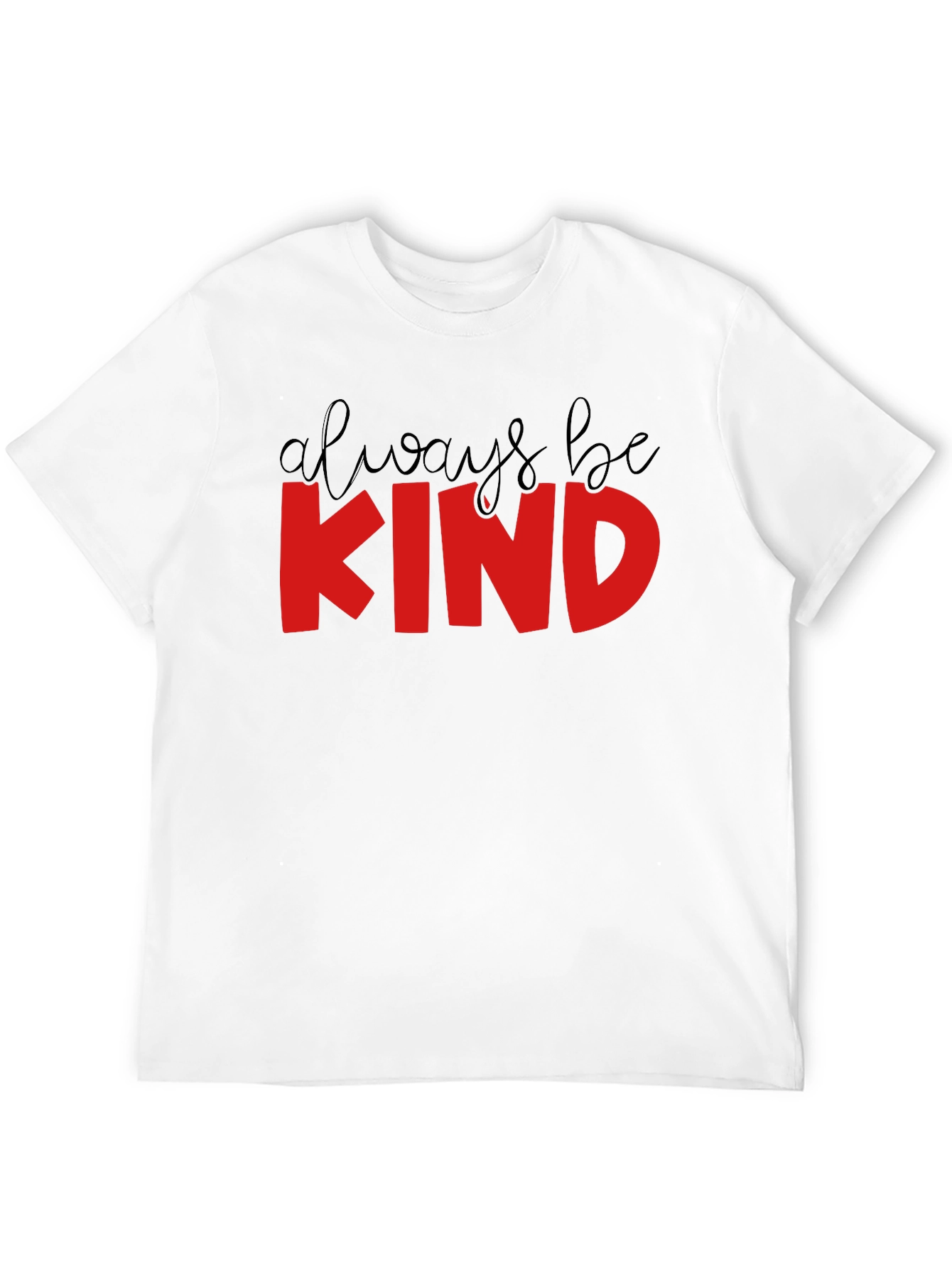 Always Be Kind T-Shirt - Black Crew Neck