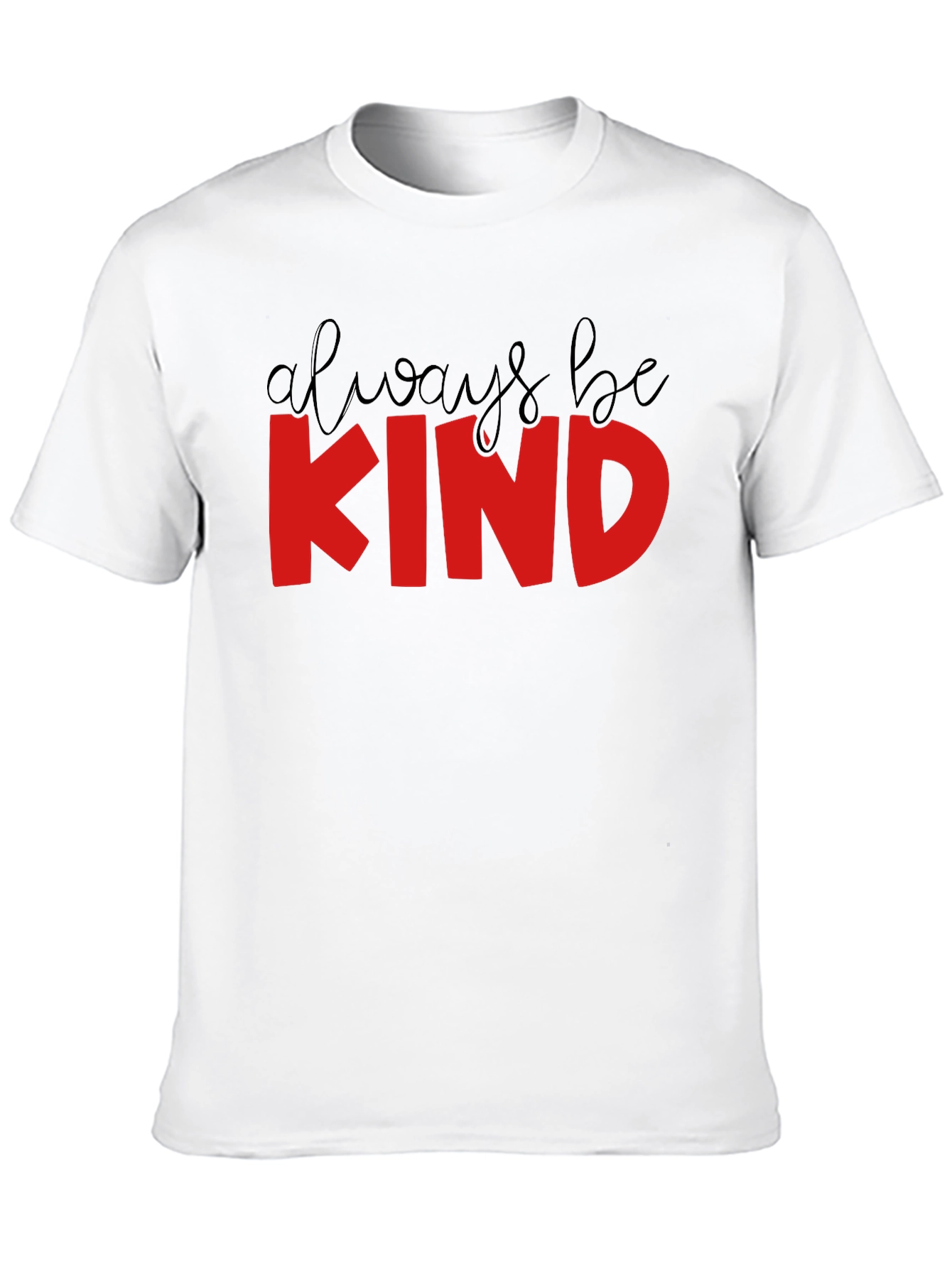 Always Be Kind T-Shirt - Black Crew Neck
