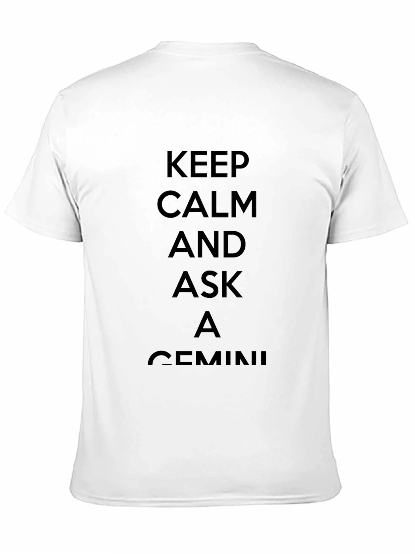 Keep Calm Gemini Black T-Shirt
