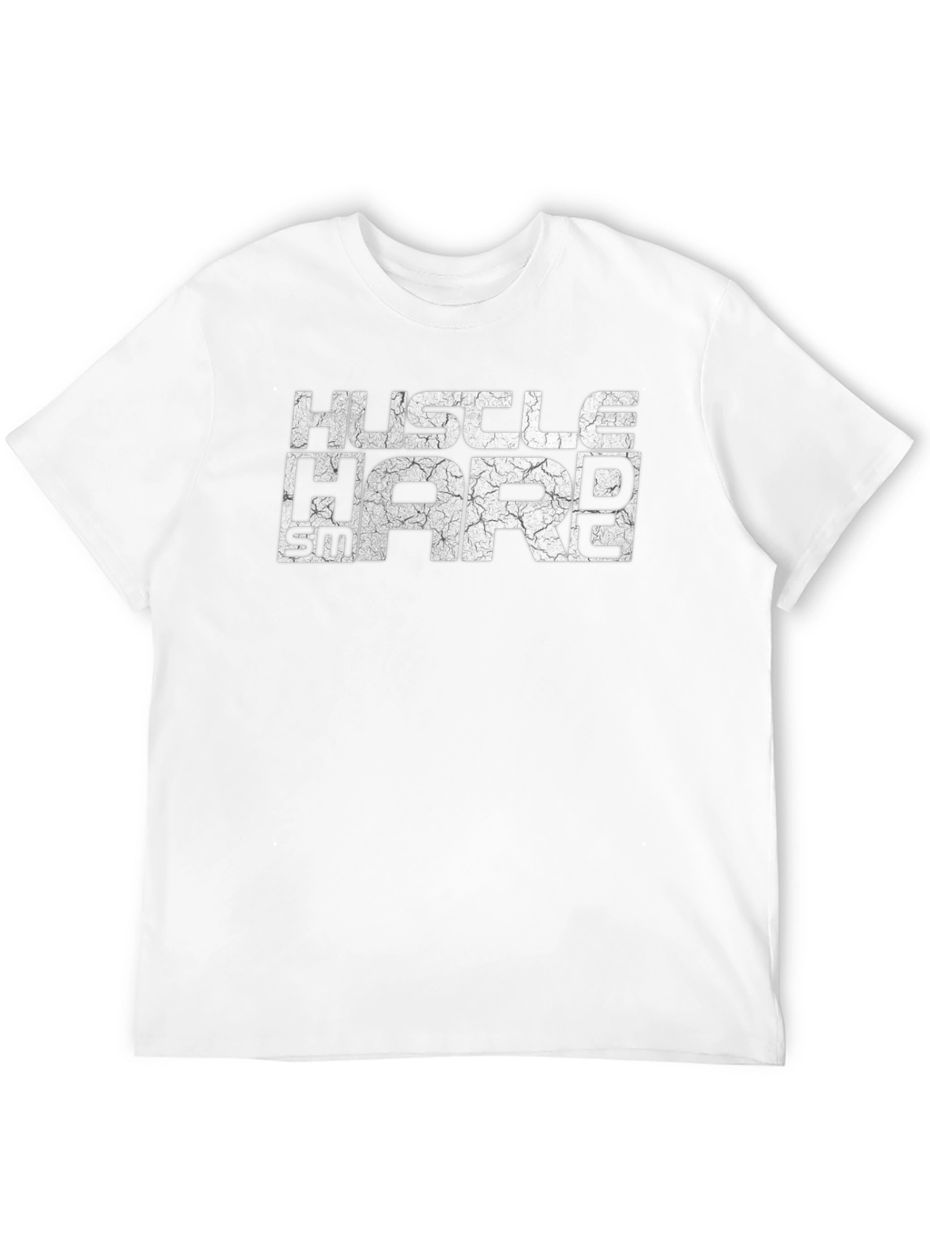 Hustle Hard T-Shirt: Motivation Black Tee