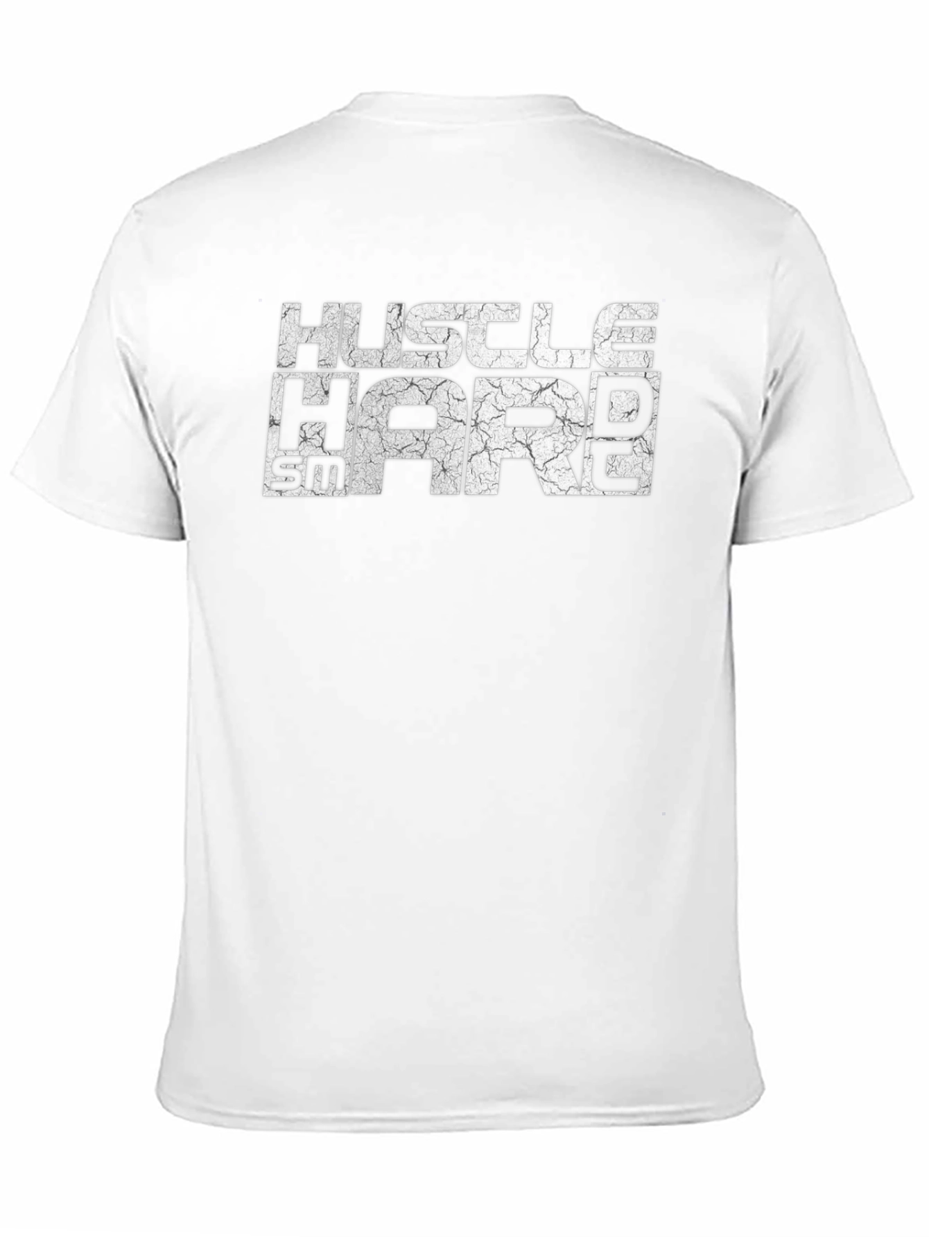 Hustle Hard T-Shirt: Motivation Black Tee