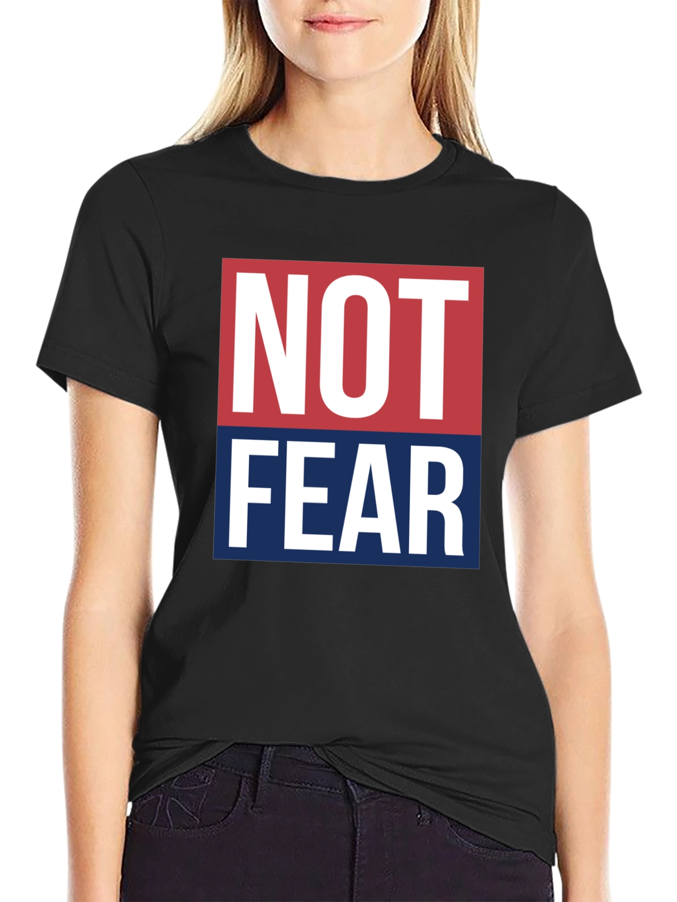 Not Fear Graphic T-Shirt | Bold Patriotic Design