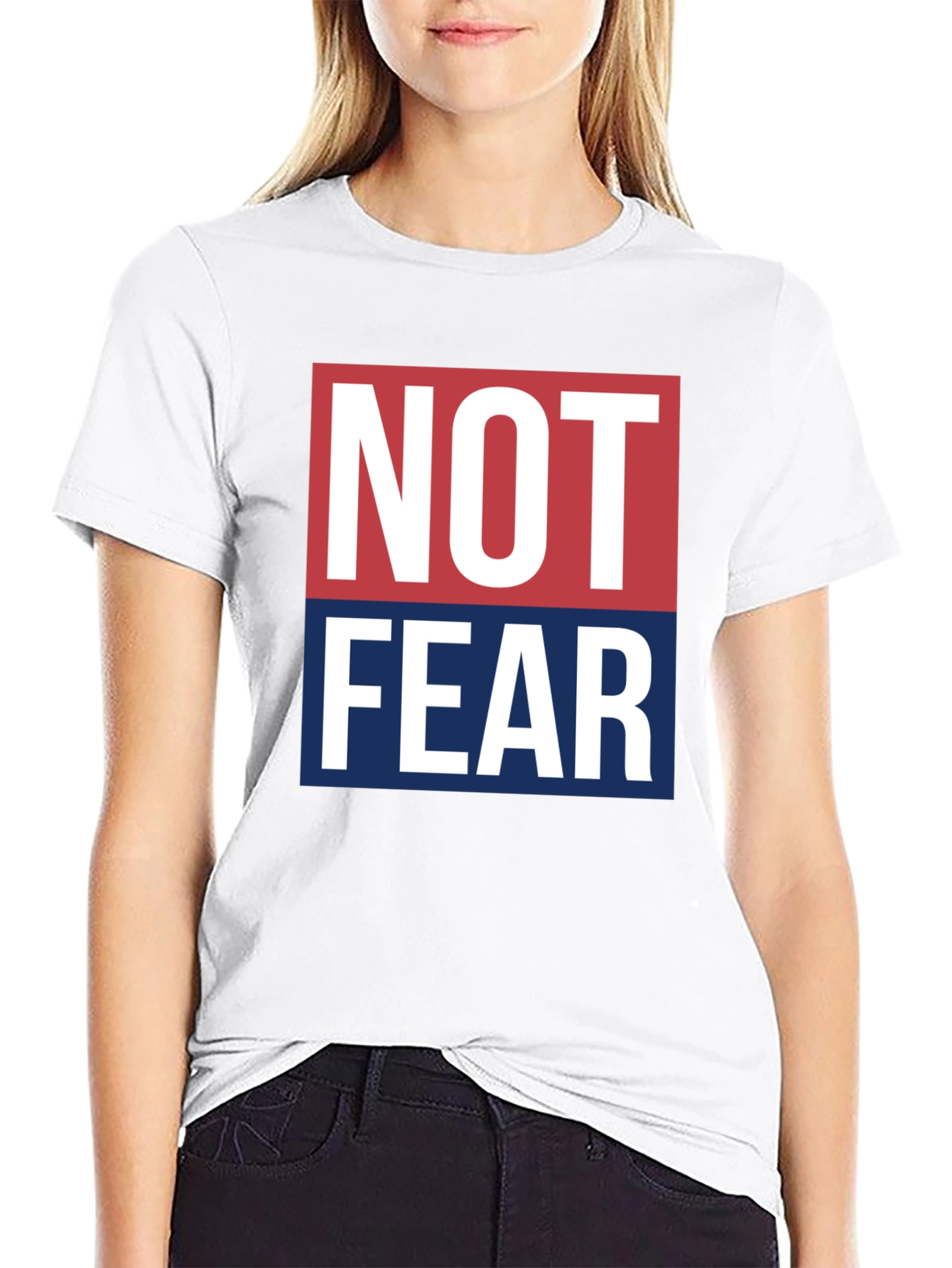 Not Fear Graphic T-Shirt | Bold Patriotic Design