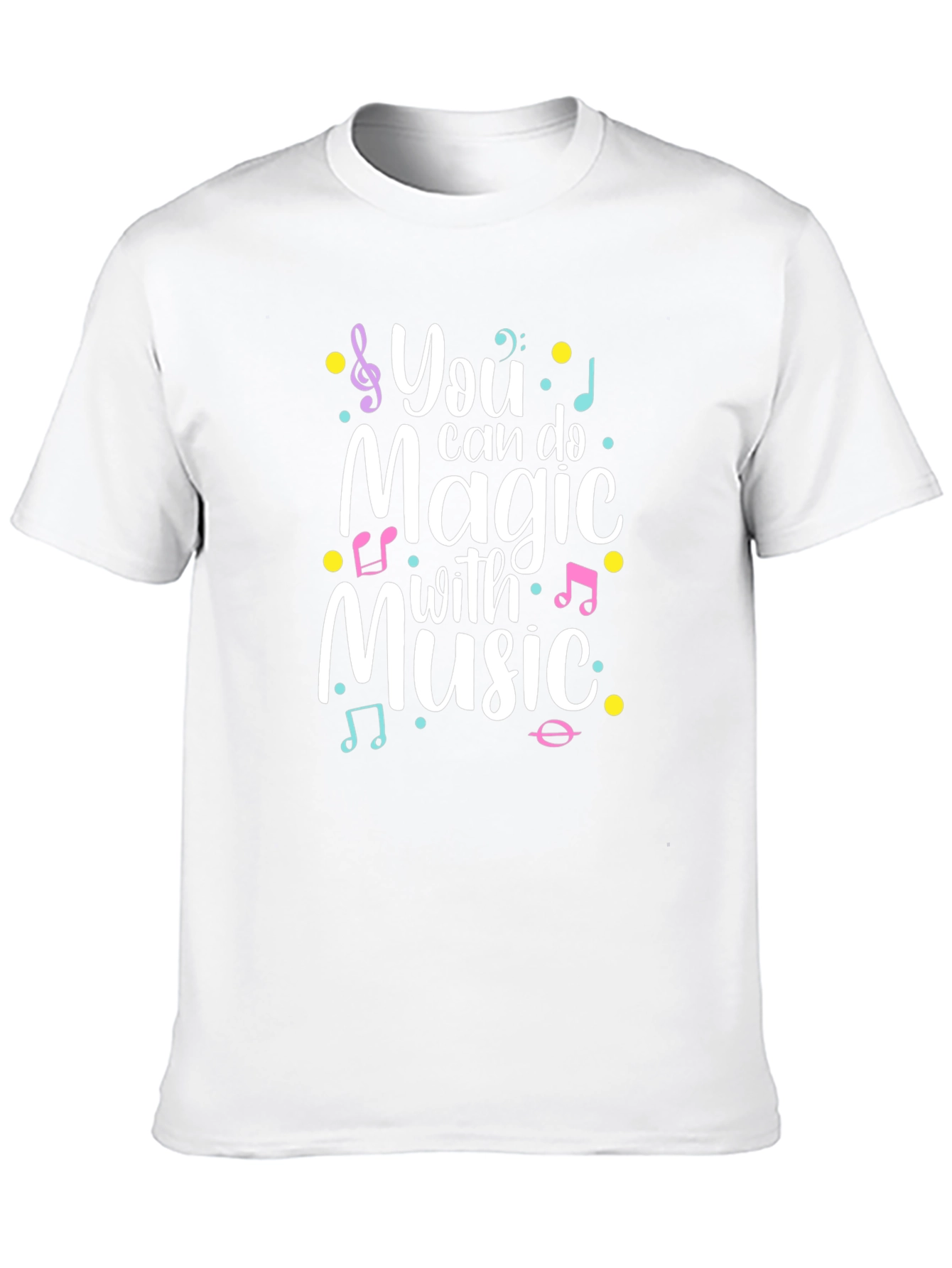 Music Magic Graphic Tee - Black Unisex T-Shirt