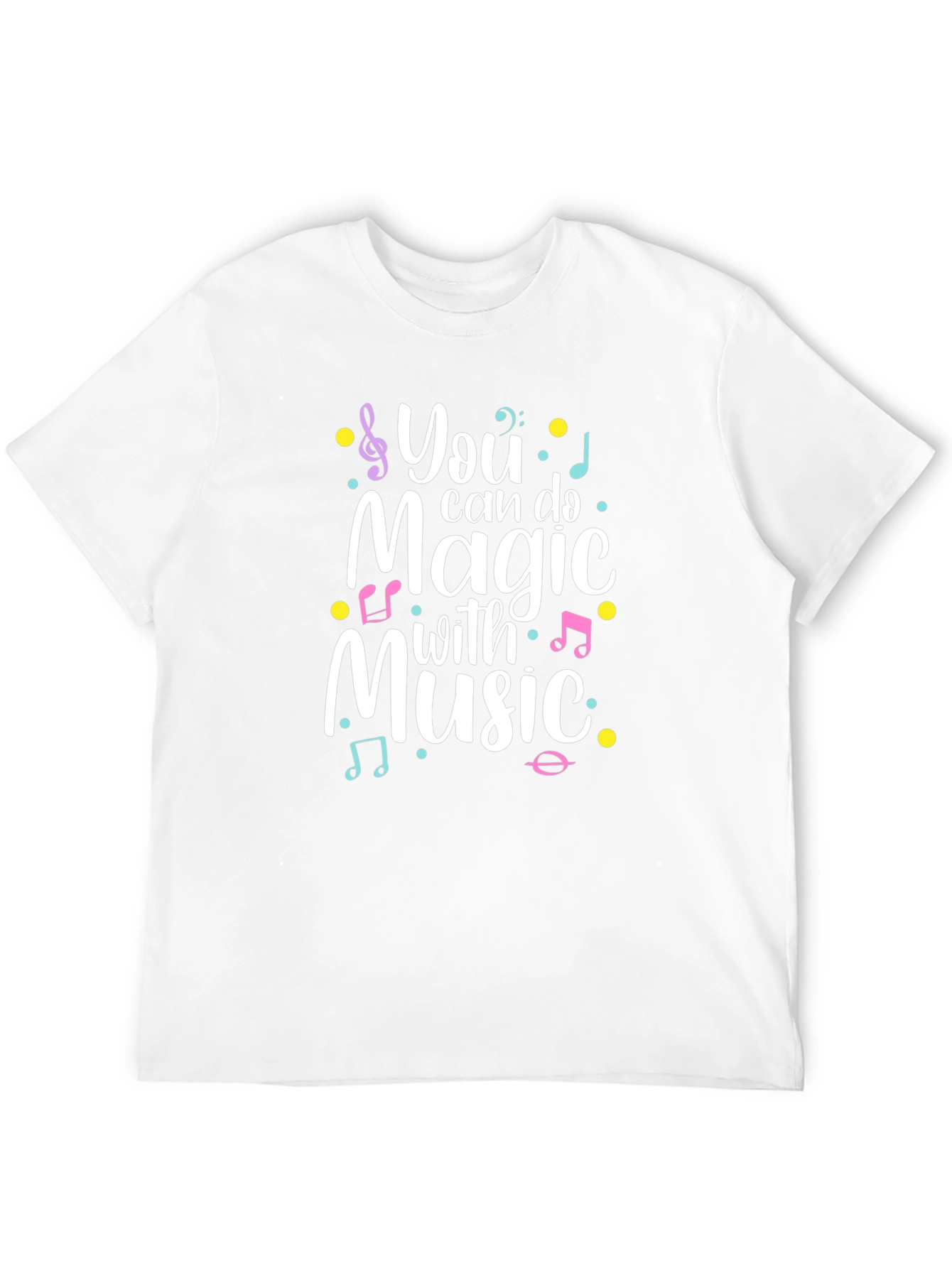Music Magic Graphic Tee - Black Unisex T-Shirt