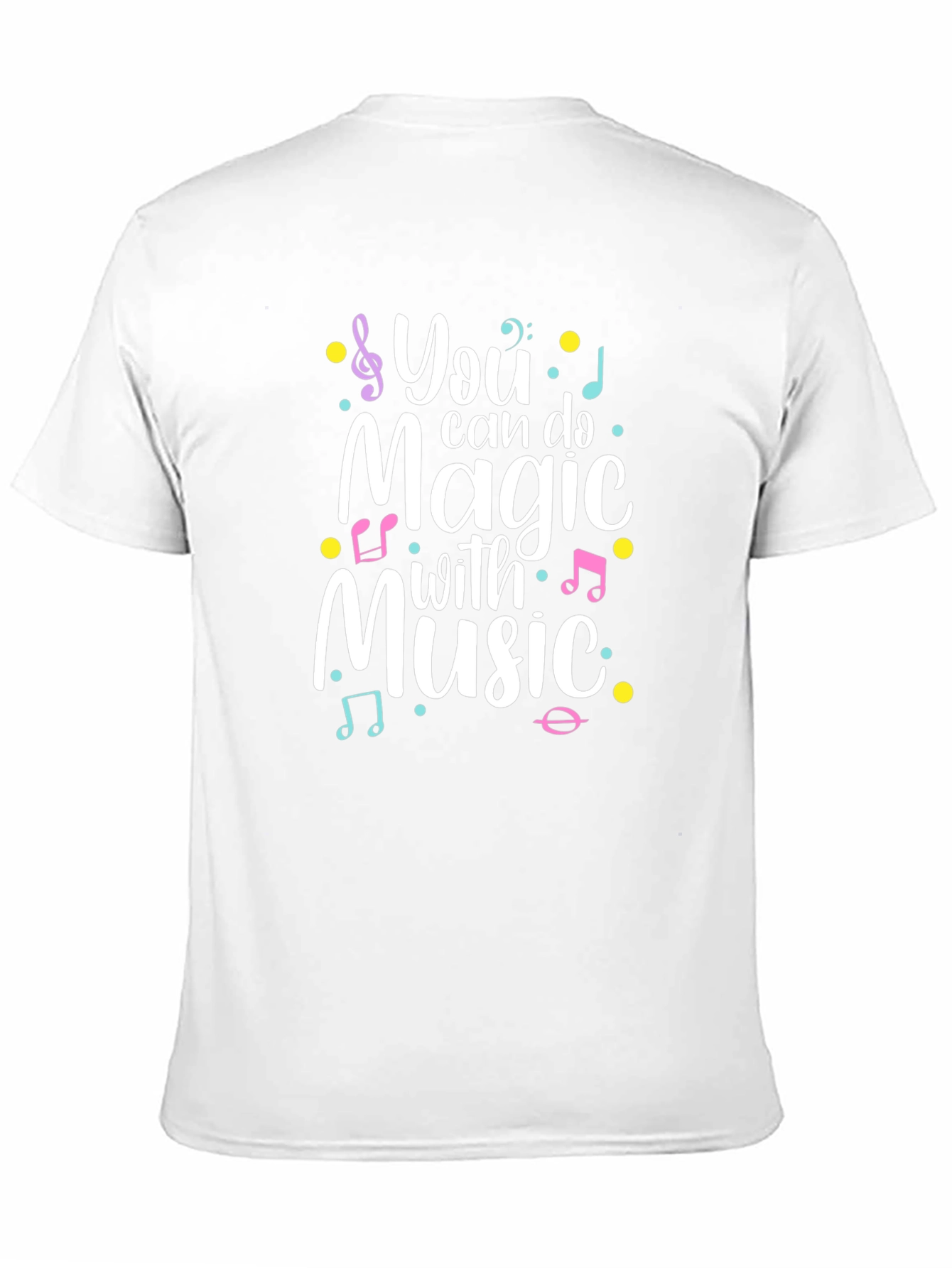 Music Magic Graphic Tee - Black Unisex T-Shirt
