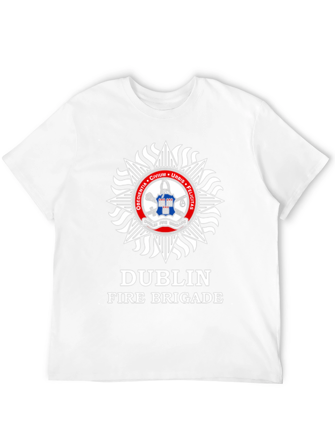 Dublin Fire Brigade T-Shirt - Black Cotton Tee