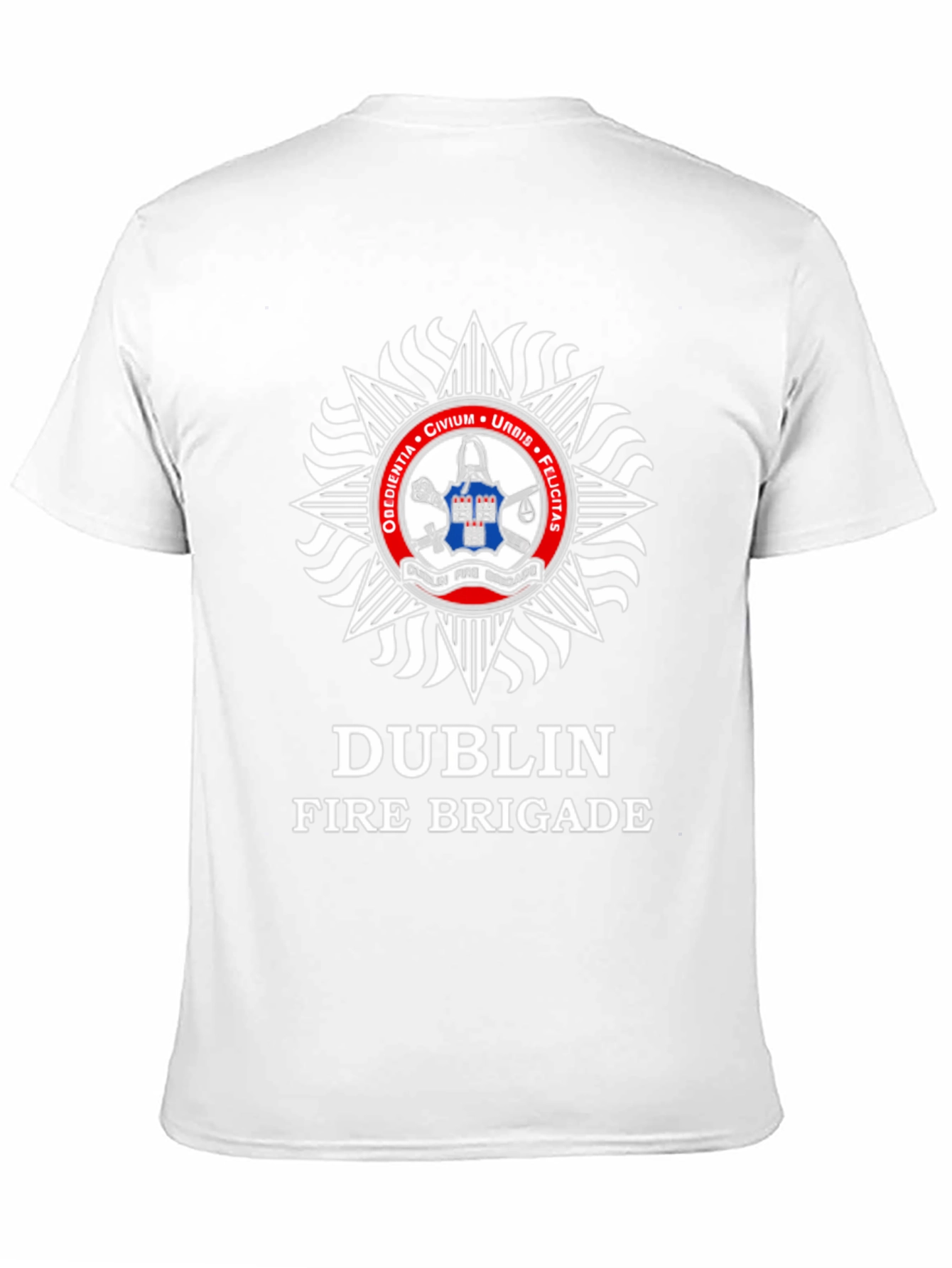 Dublin Fire Brigade T-Shirt - Black Cotton Tee