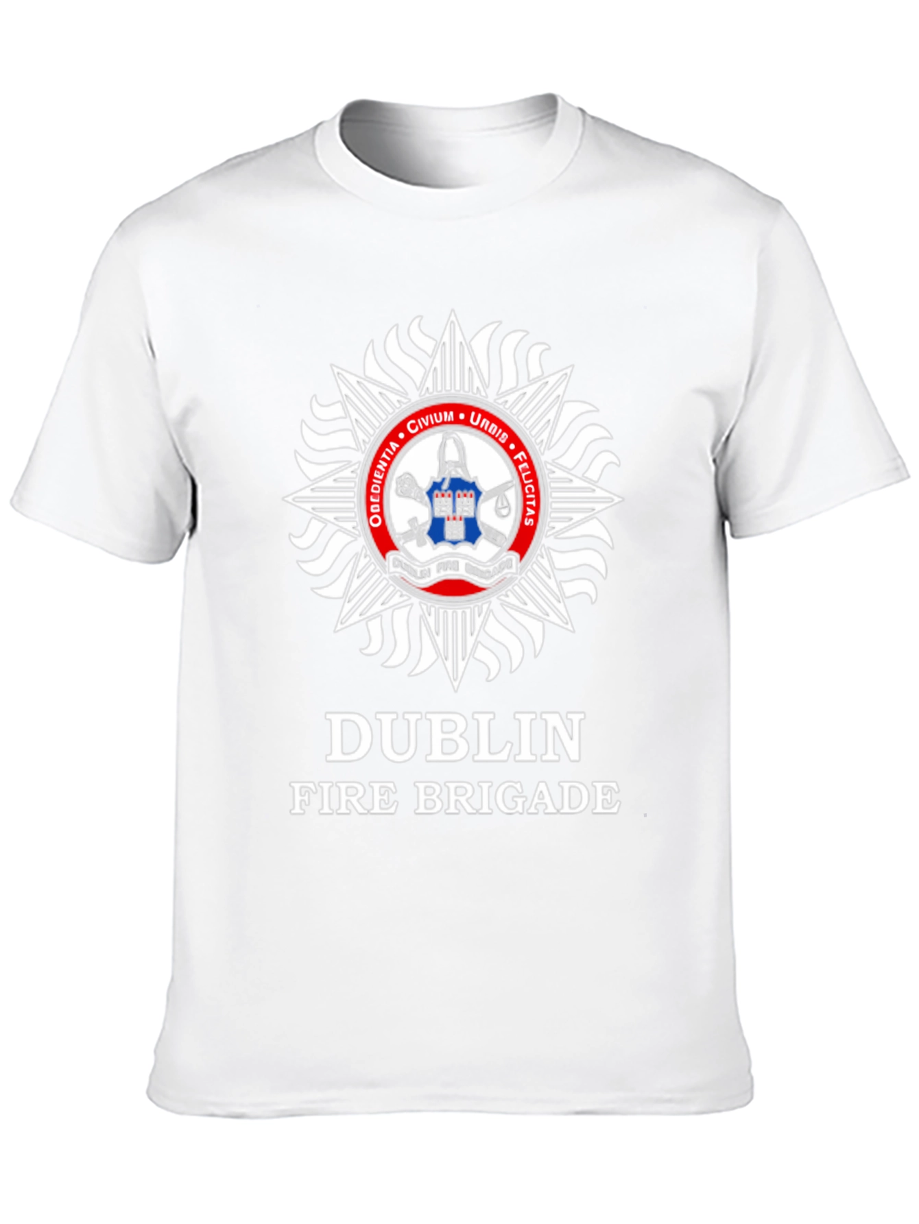 Dublin Fire Brigade T-Shirt - Black Cotton Tee