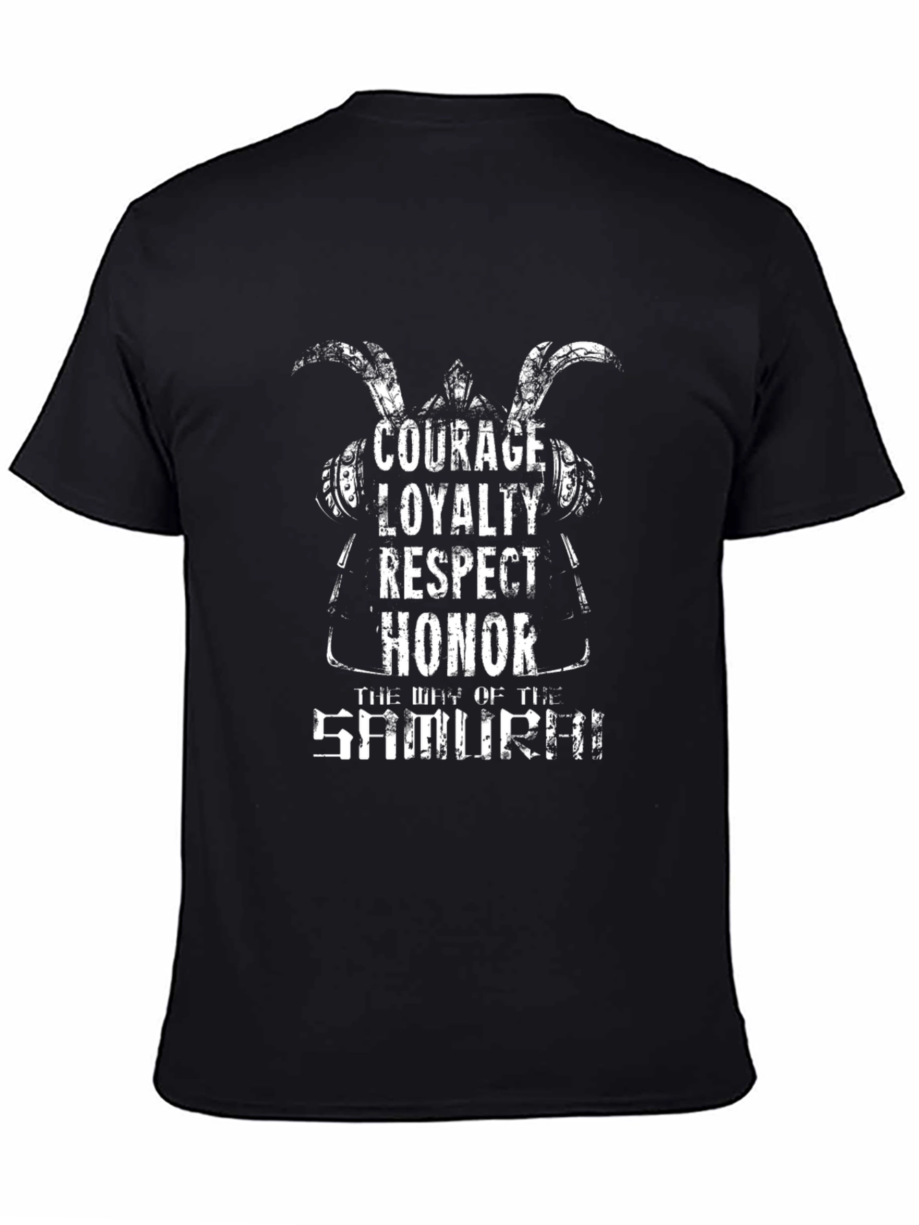 Samurai Code T-Shirt - Courage Loyalty Honor