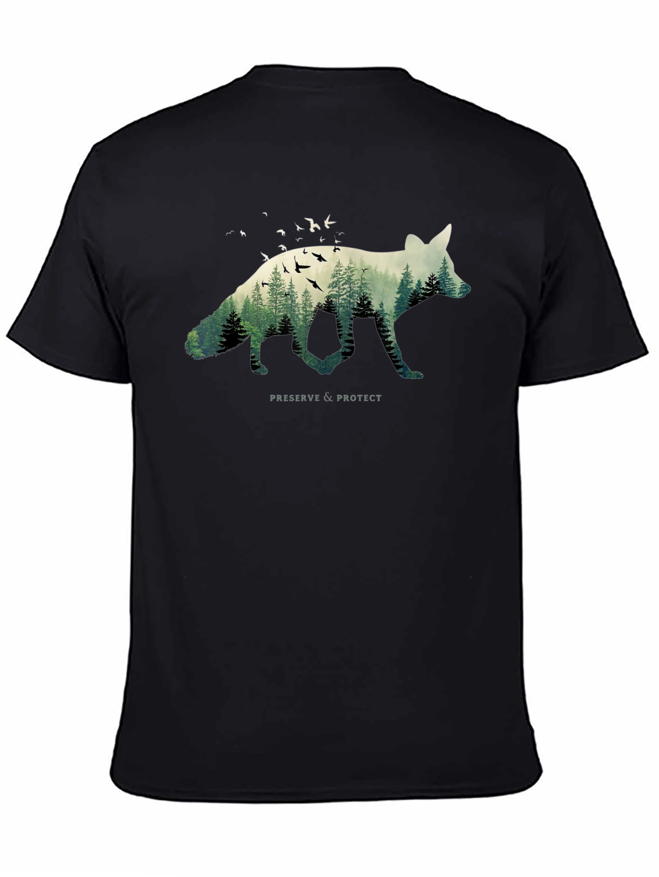 Nature Fox Graphic Tee - Preserve & Protect