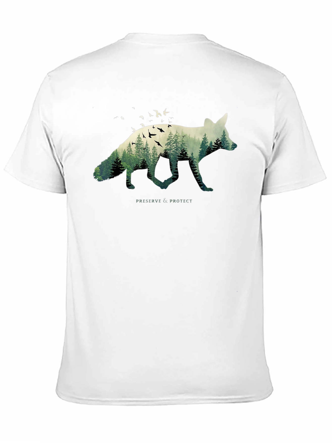 Nature Fox Graphic Tee - Preserve & Protect
