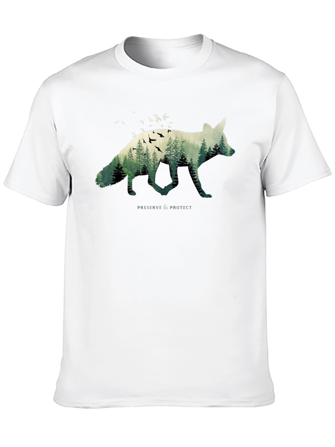 Nature Fox Graphic Tee - Preserve & Protect