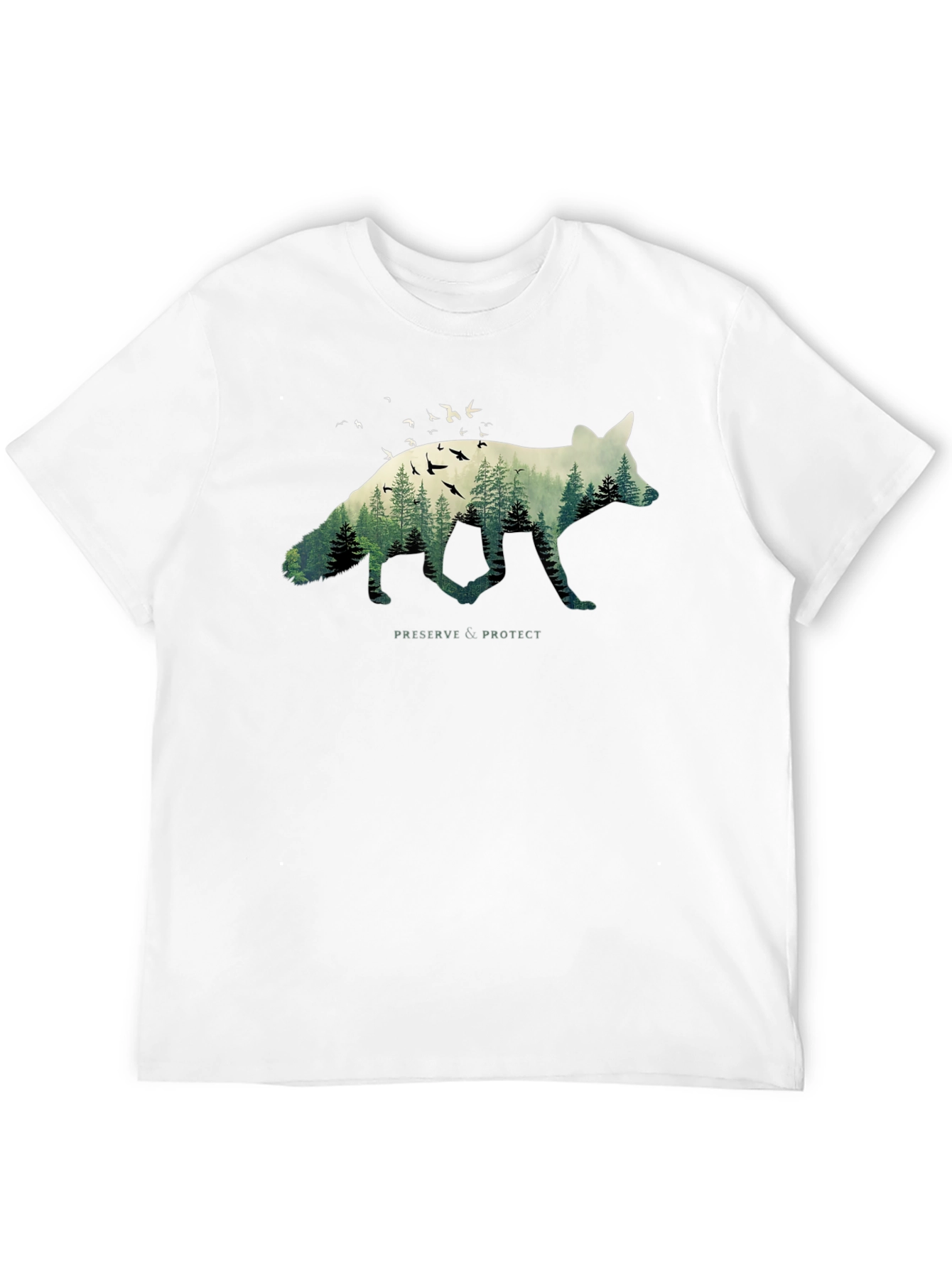 Nature Fox Graphic Tee - Preserve & Protect