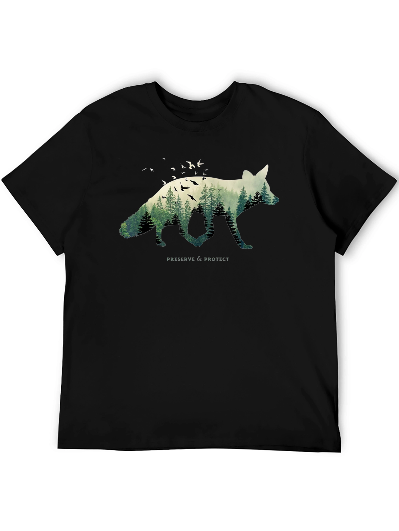 Nature Fox Graphic Tee - Preserve & Protect