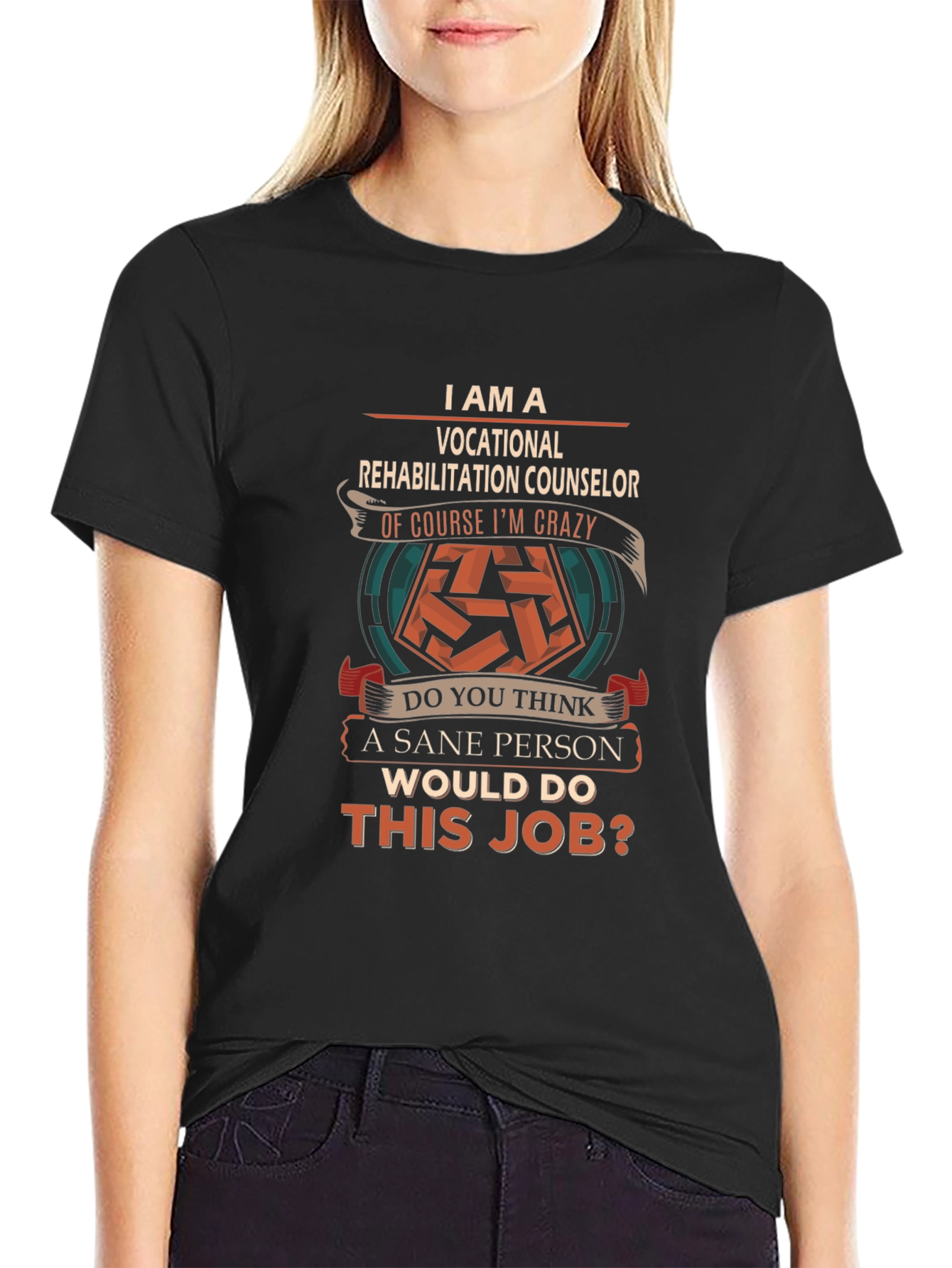 Vocational Rehabilitation Counselor Crazy Job T-Shirt