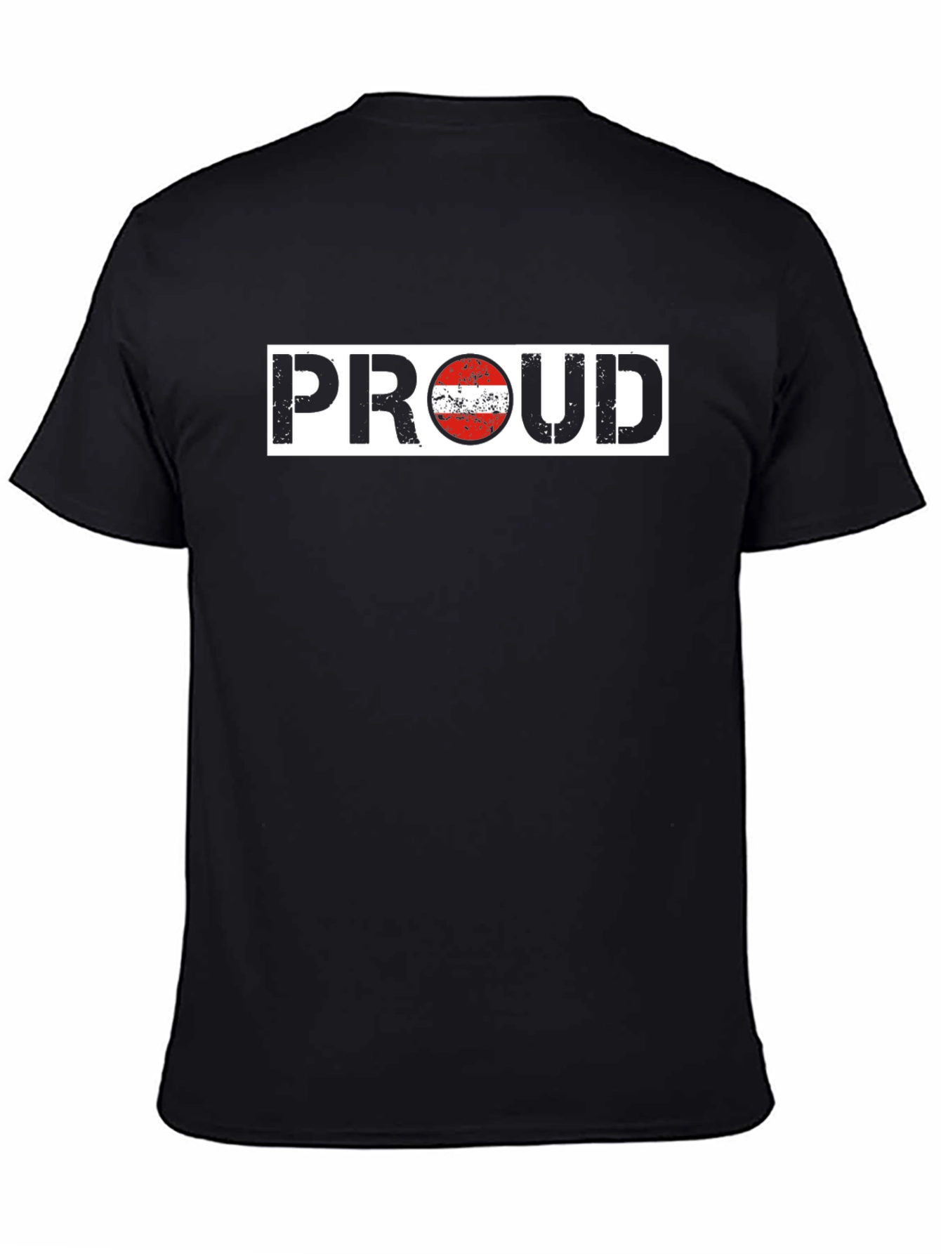 Austria Proud T-Shirt - Black Cotton Tee