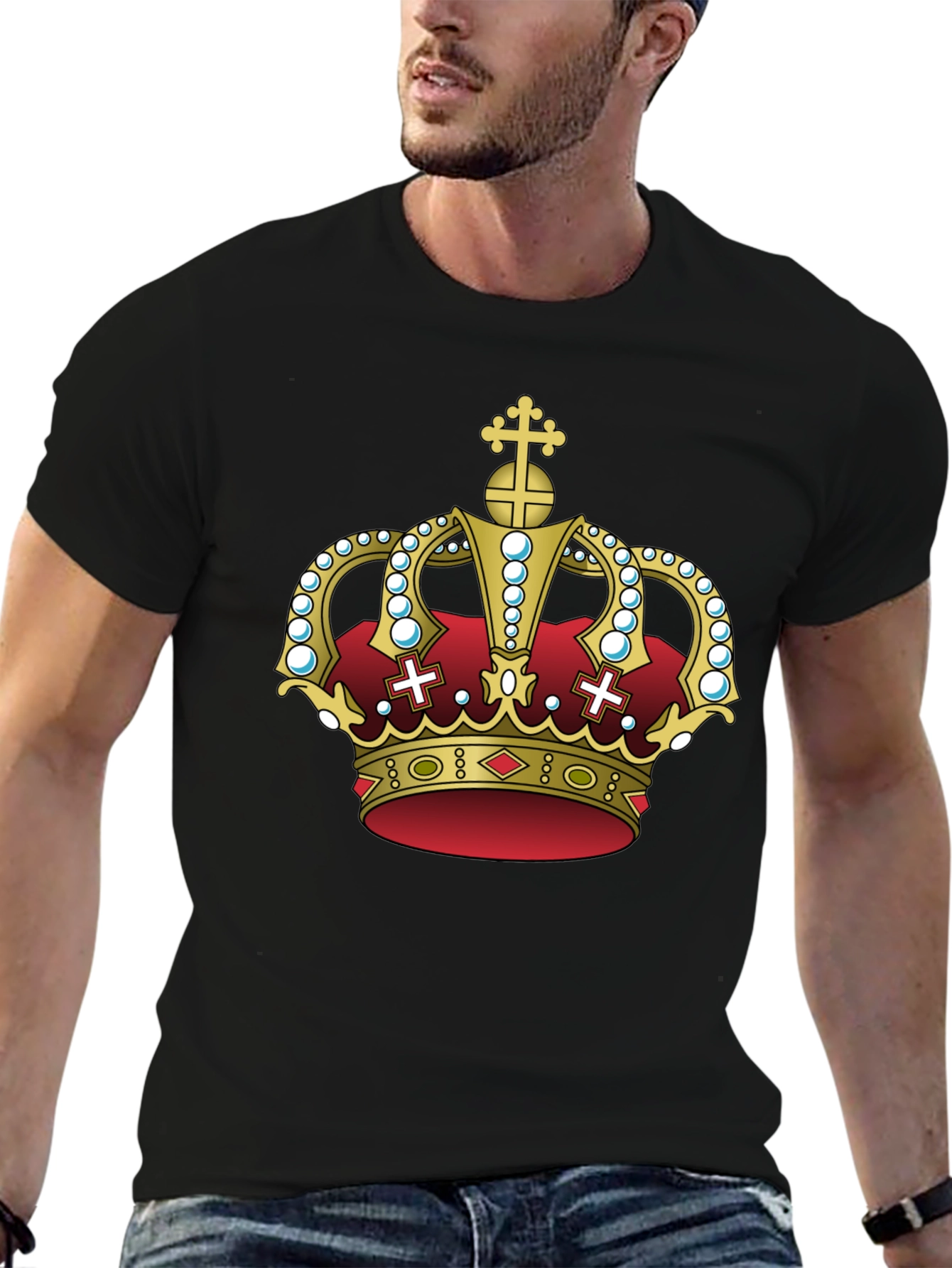 Royal Crown Graphic Tee - Black T-Shirt