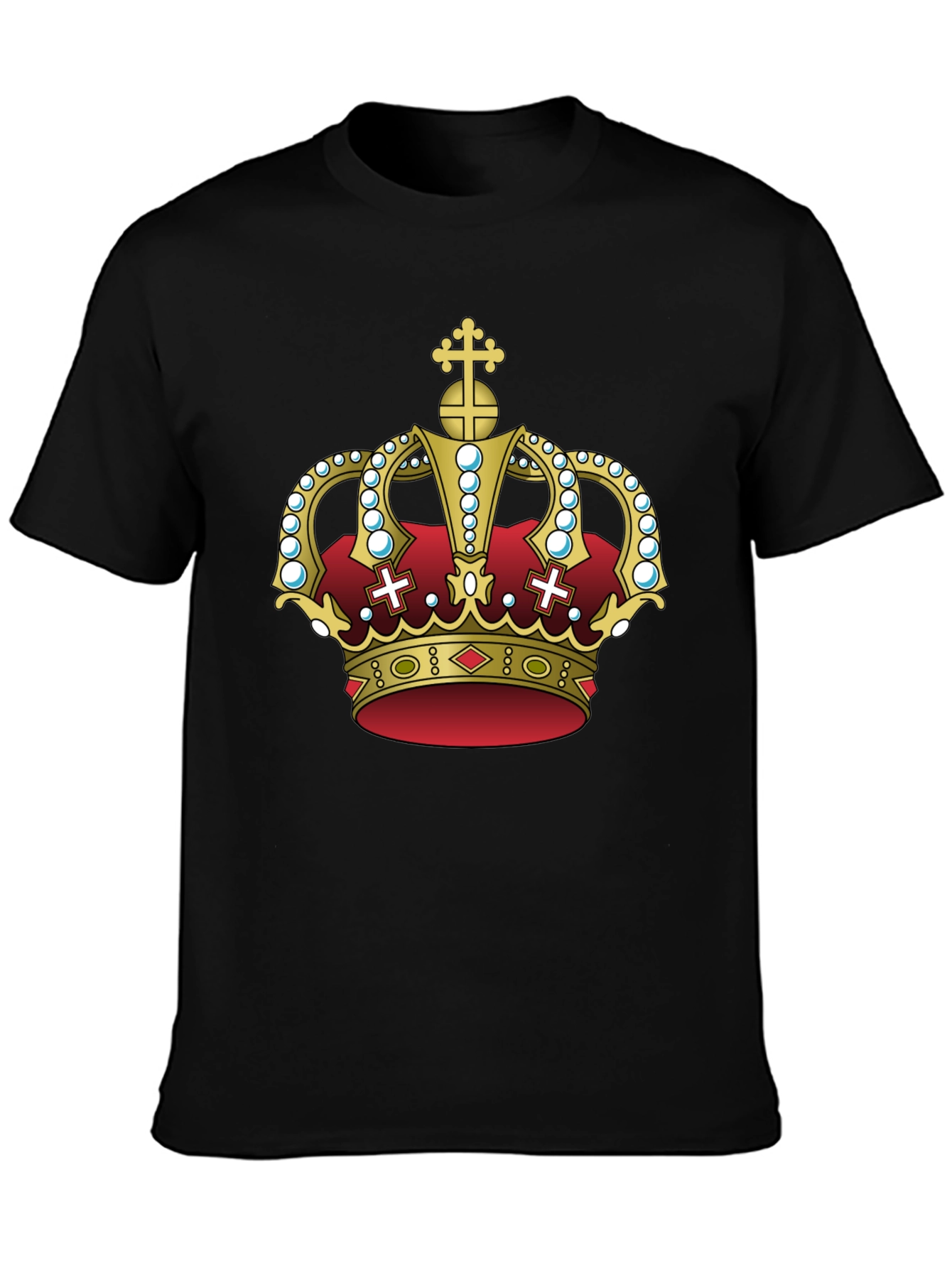 Royal Crown Graphic Tee - Black T-Shirt