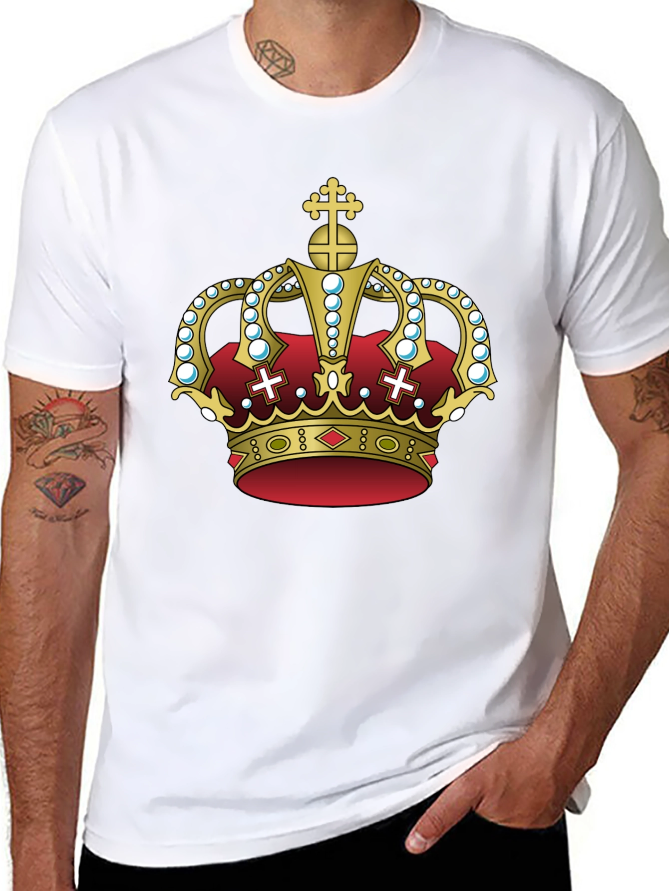 Royal Crown Graphic Tee - Black T-Shirt