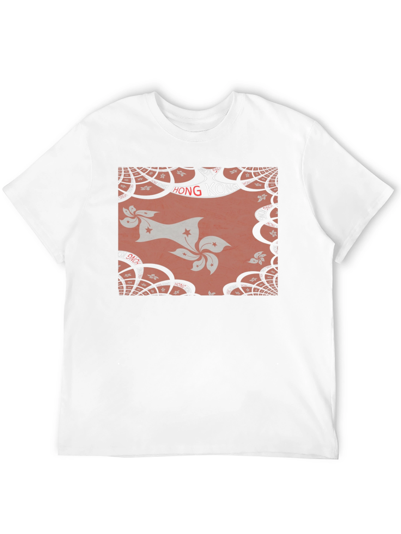 Hong Kong Flower T-Shirt - Stylish Black Tee