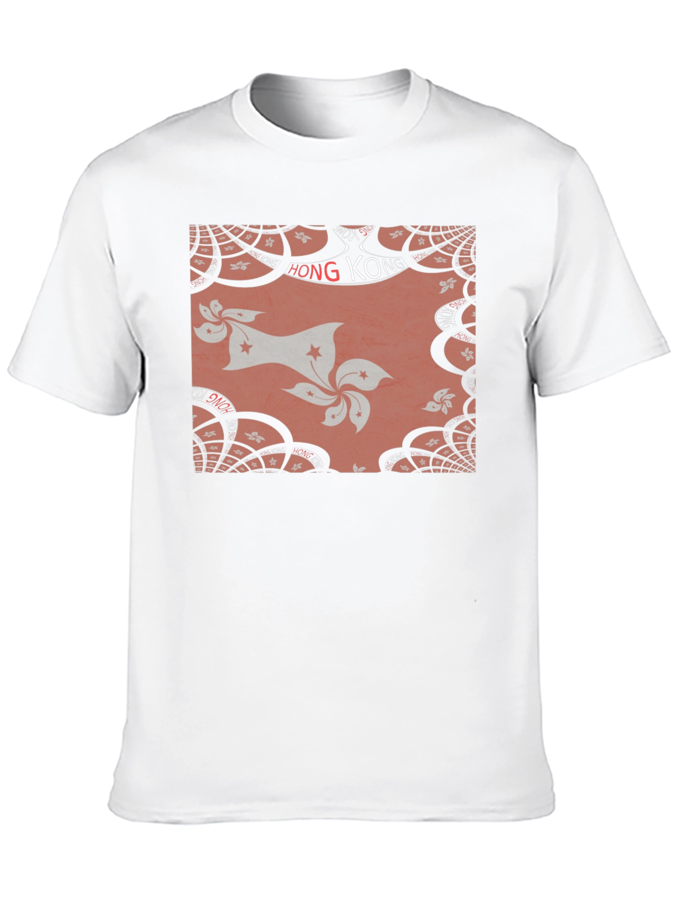 Hong Kong Flower T-Shirt - Stylish Black Tee