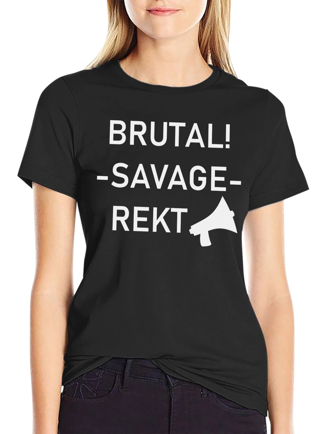 Brutal Savage Rekt Graphic T-Shirt - Gamer Apparel