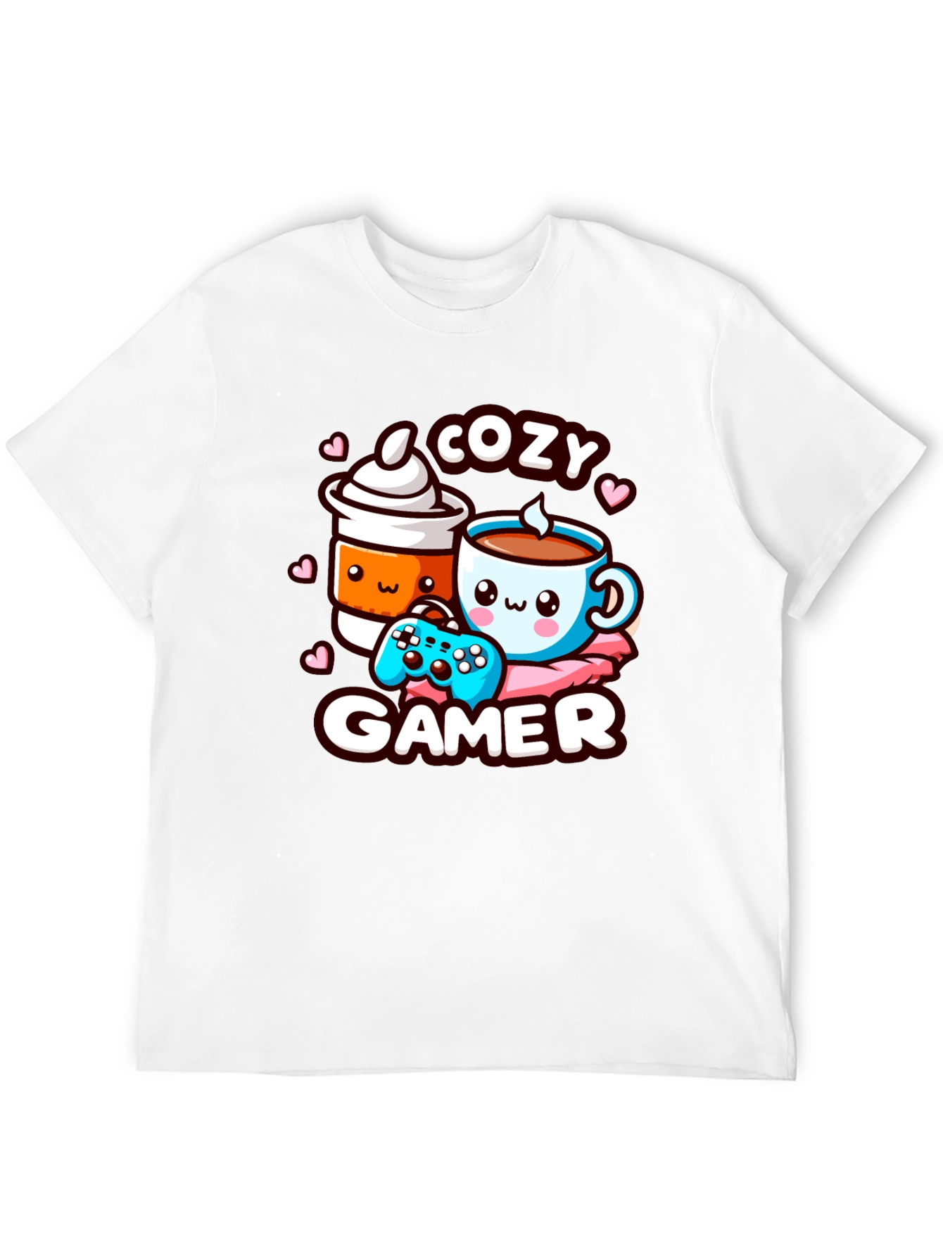Cozy Gamer T-Shirt with Cute Graphic