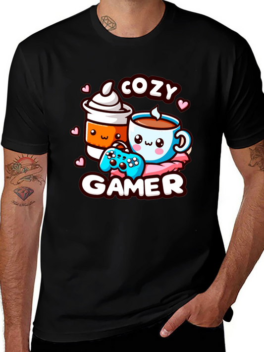 Cozy Gamer T-Shirt with Cute Graphic