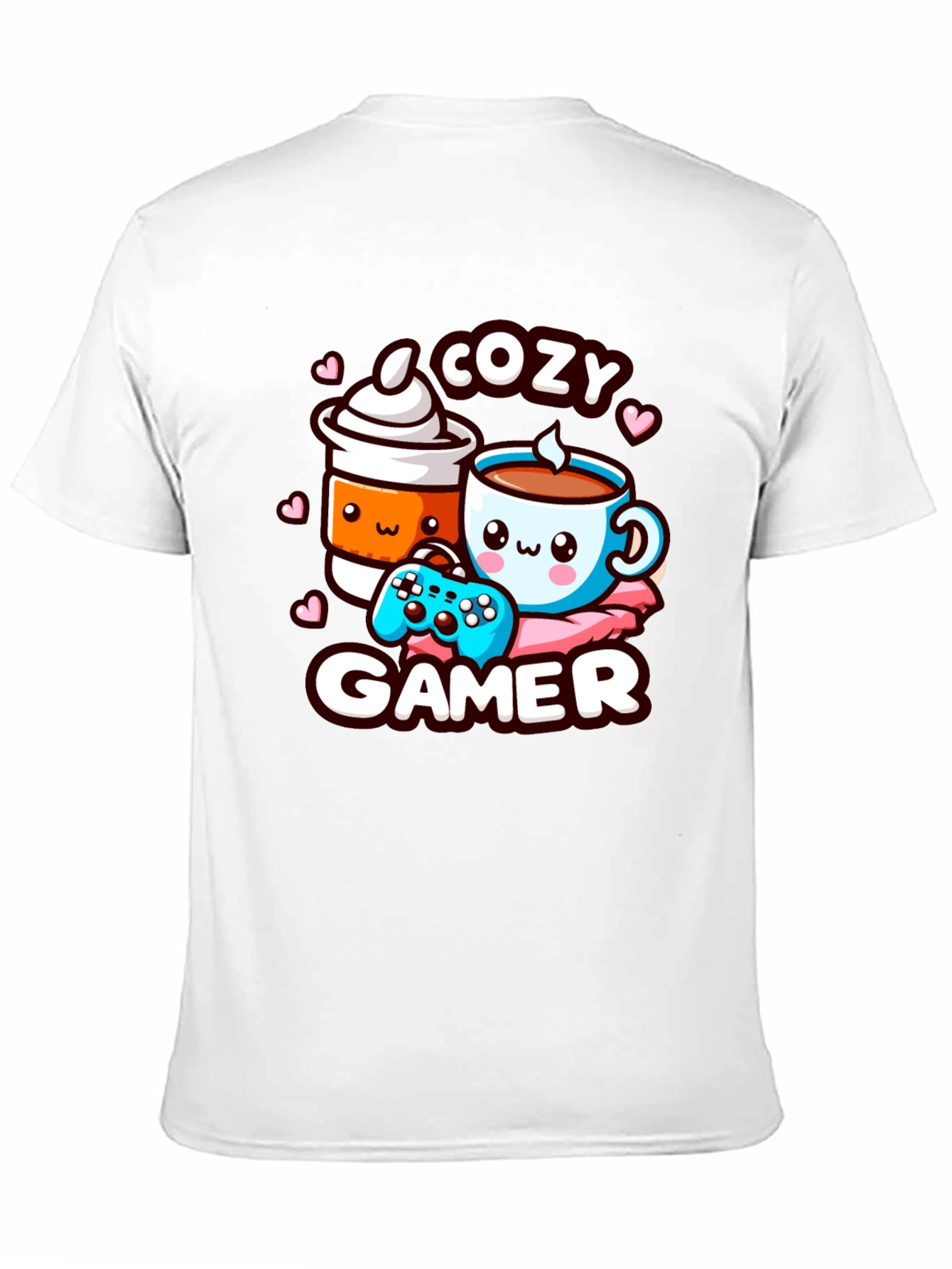 Cozy Gamer T-Shirt with Cute Graphic