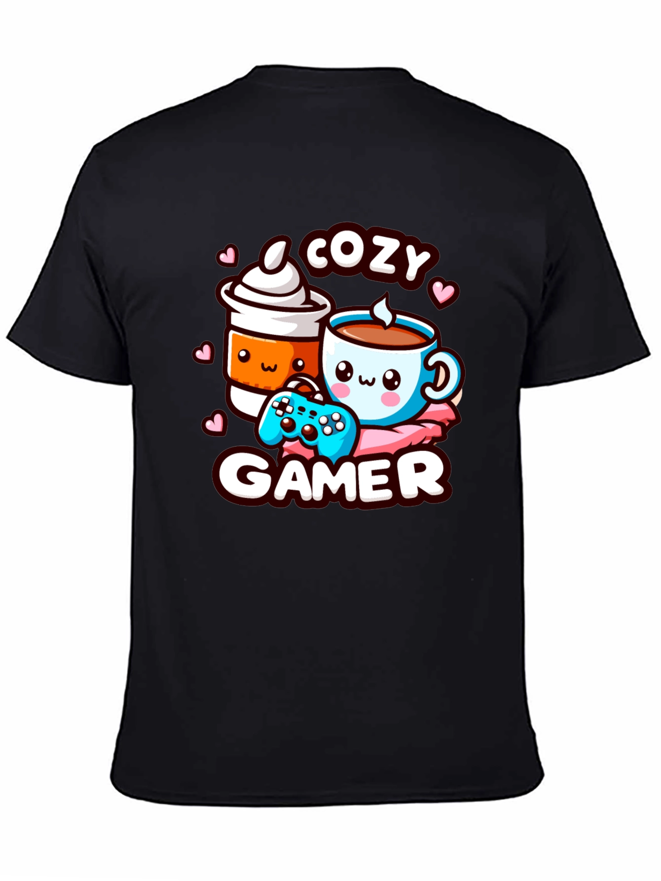 Cozy Gamer T-Shirt with Cute Graphic