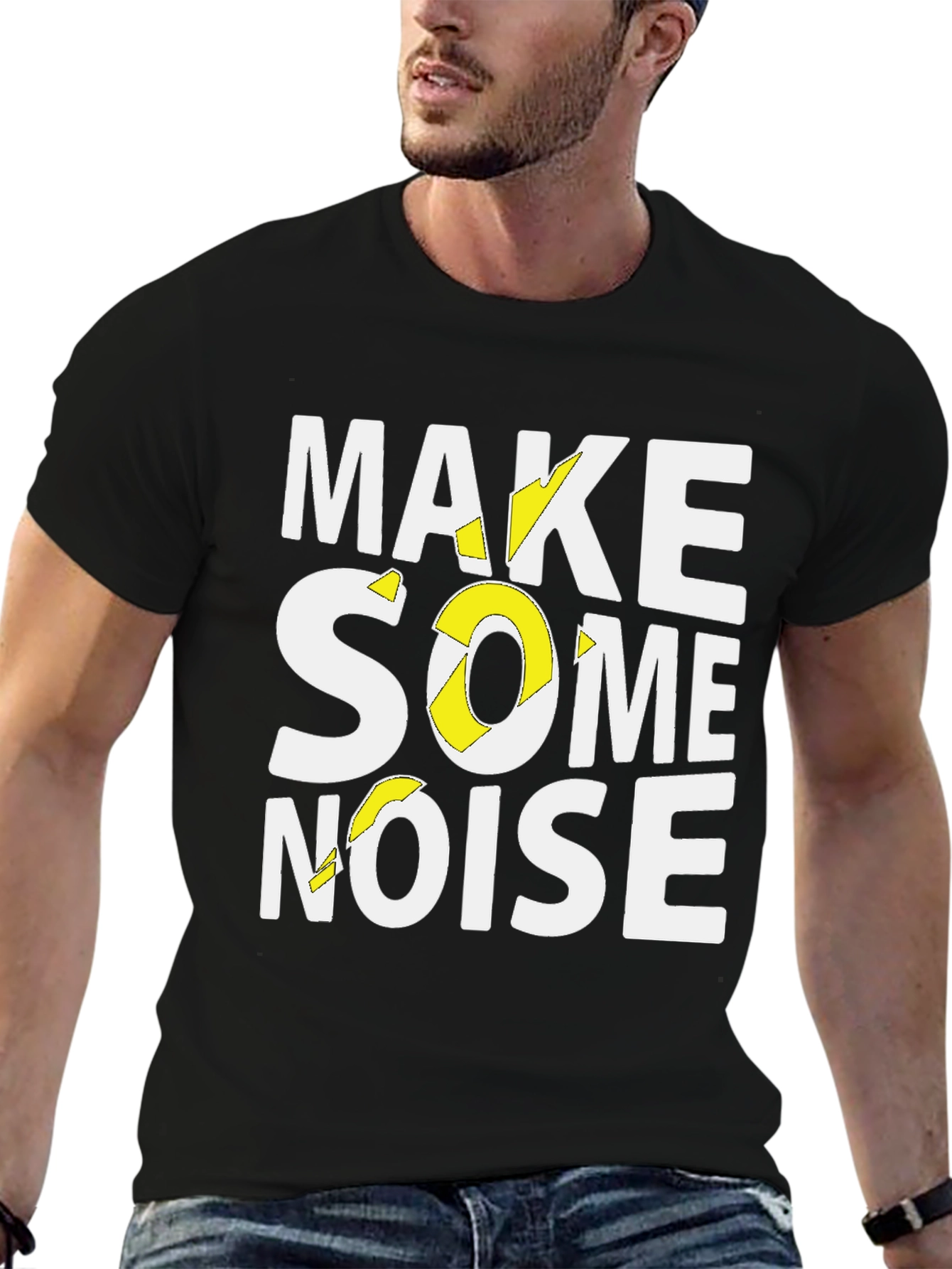 Make Some Noise Graphic Tee - Bold Statement T-Shirt