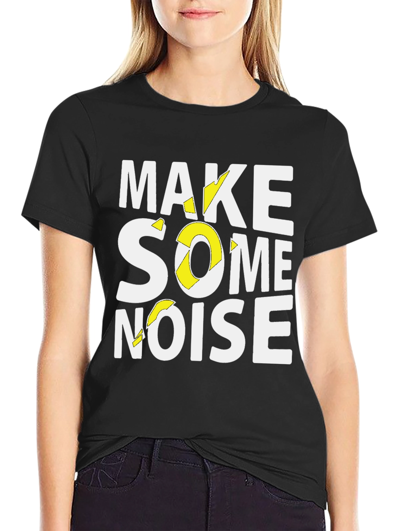 Make Some Noise Graphic Tee - Bold Statement T-Shirt