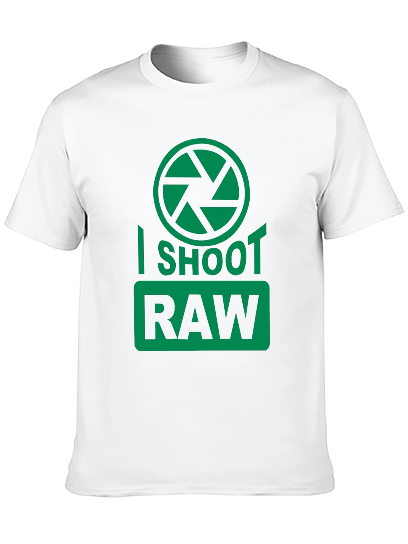 I Shoot RAW Camera Graphic T-Shirt