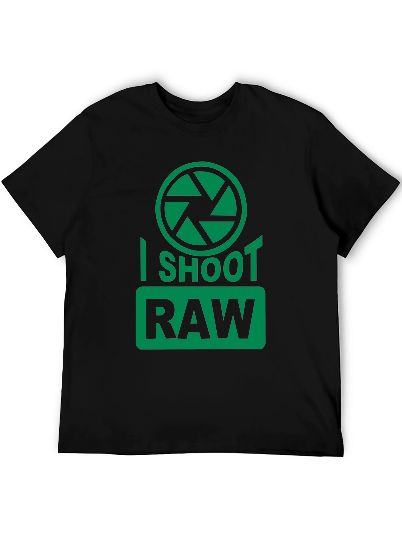 I Shoot RAW Camera Graphic T-Shirt