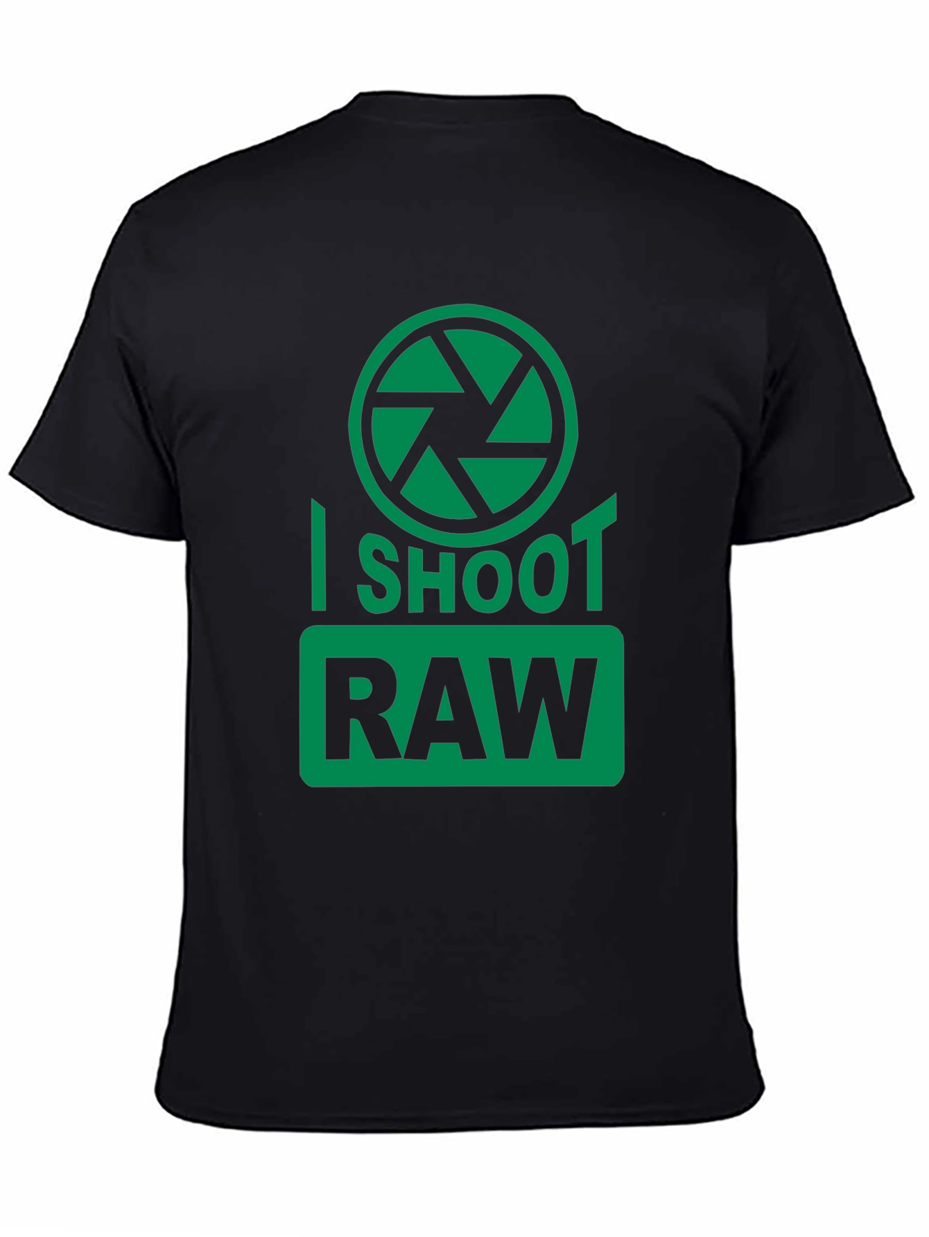 I Shoot RAW Camera Graphic T-Shirt