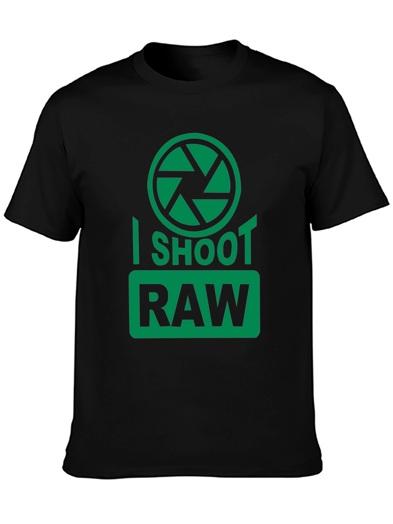 I Shoot RAW Camera Graphic T-Shirt